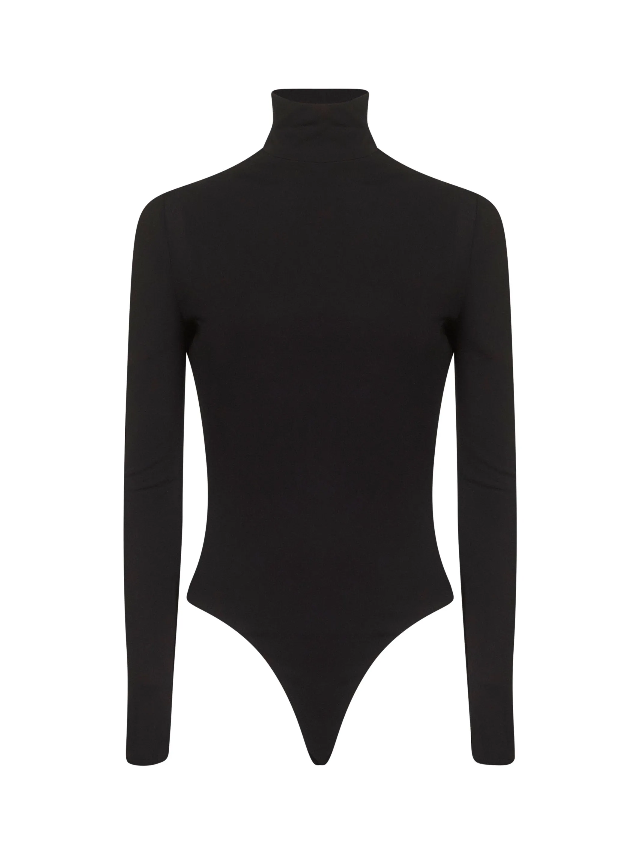 Black Fluid Jersey Heart Bodysuit sold by Lord & Taylor