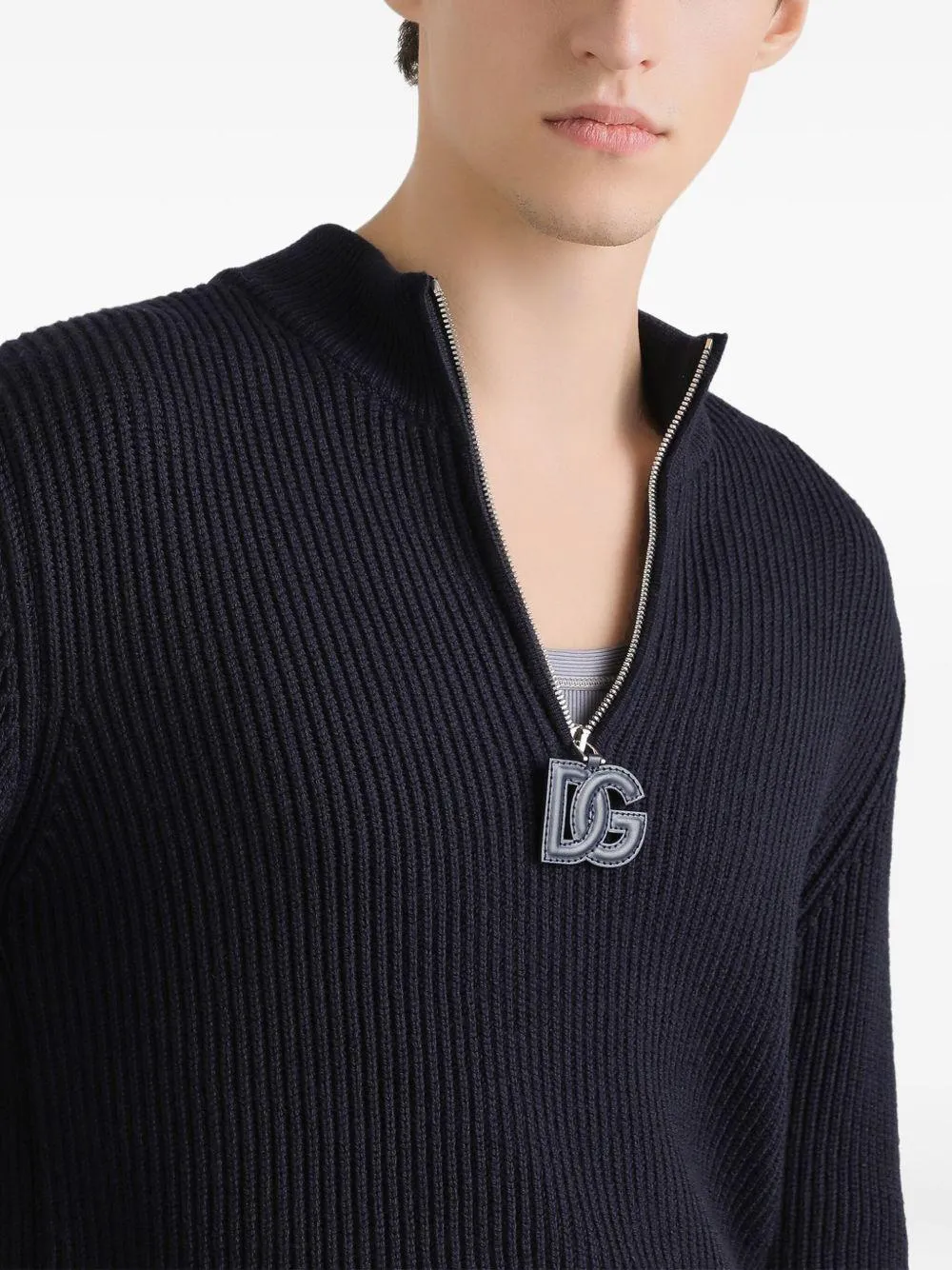 Dolce & Gabbana Blue Sweater sold by Lord & Taylor product image thumbnail 5