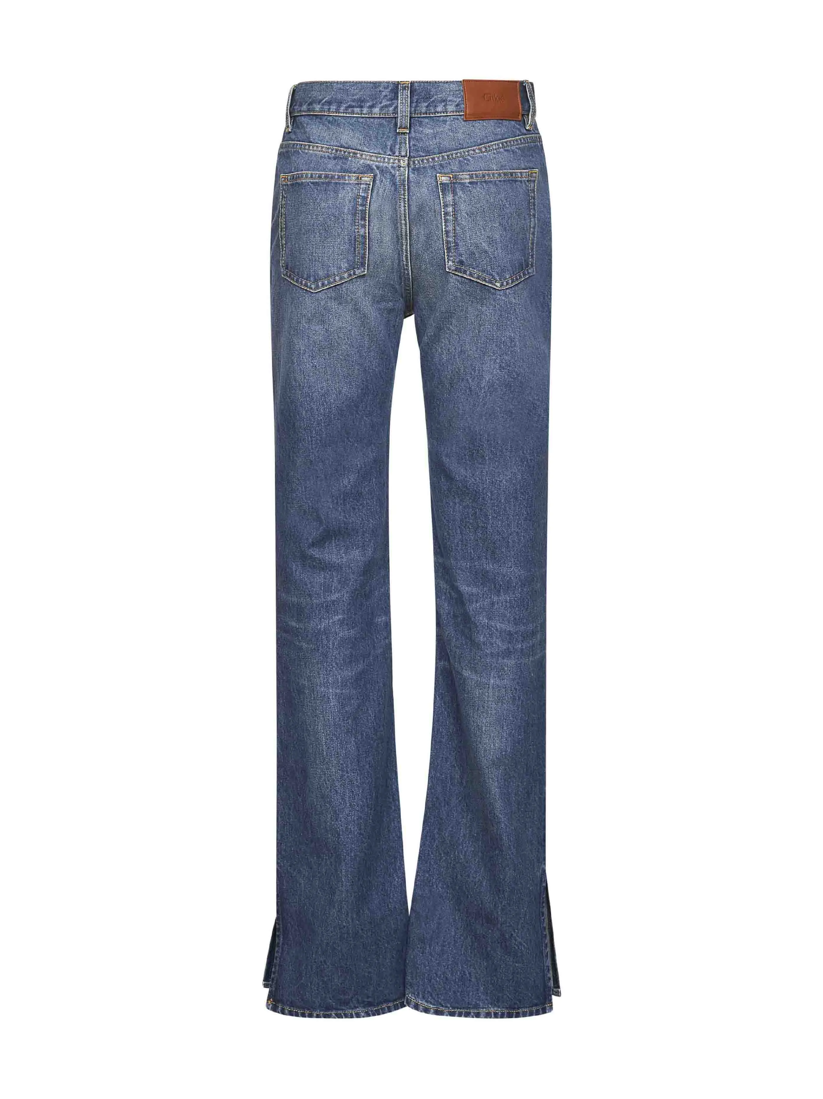Chloé Blue Denim Straight Jeans sold by Lord & Taylor product image thumbnail 2
