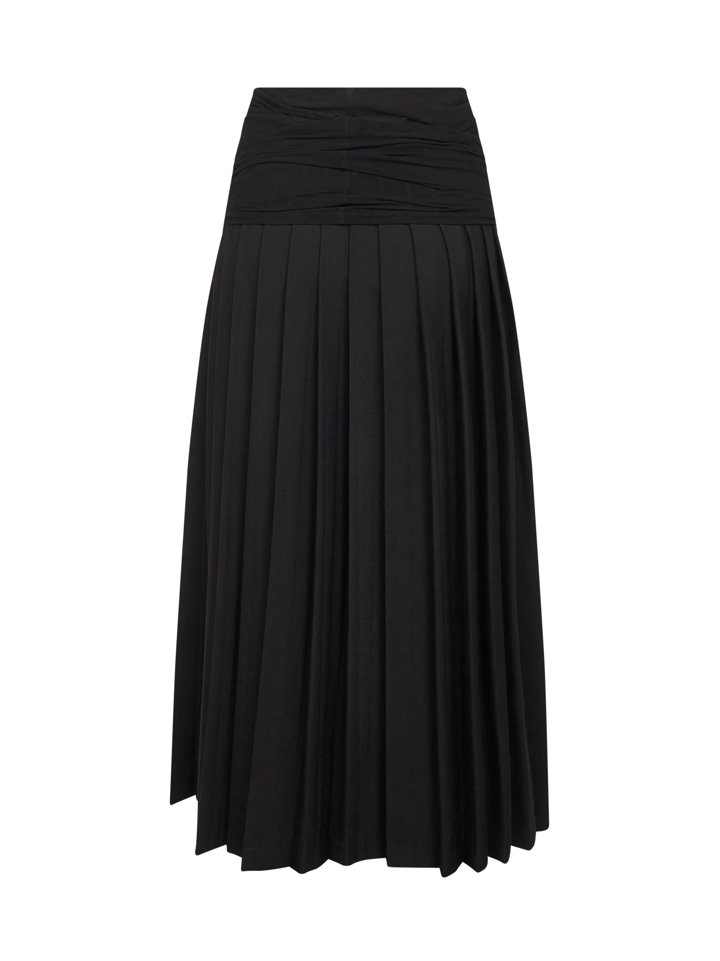 Black Wool Blend Long Pleated Skirt sold by Lord & Taylor product image thumbnail 2