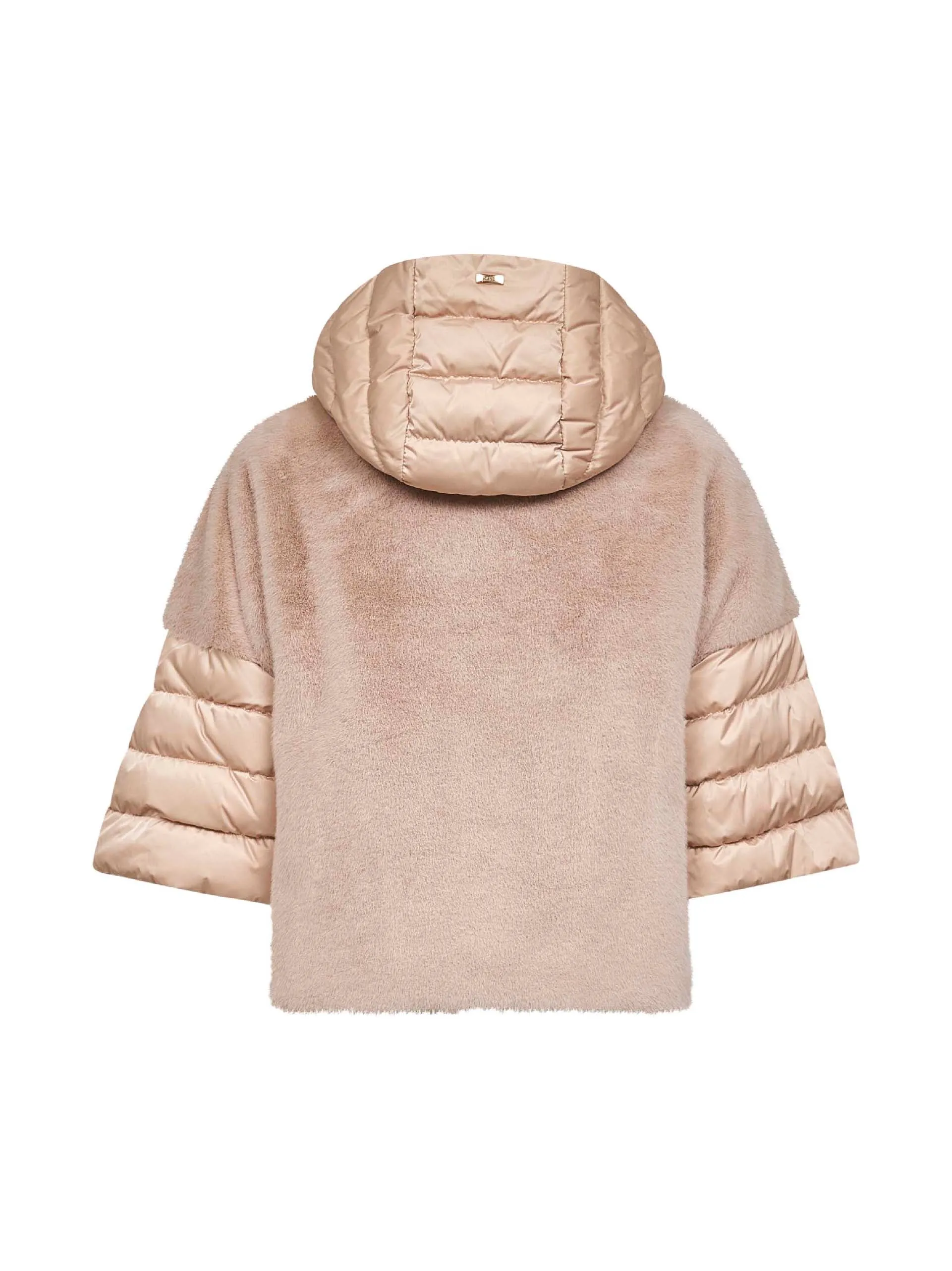 Beige Satin and Faux Fur Cape sold by Lord & Taylor product image thumbnail 2