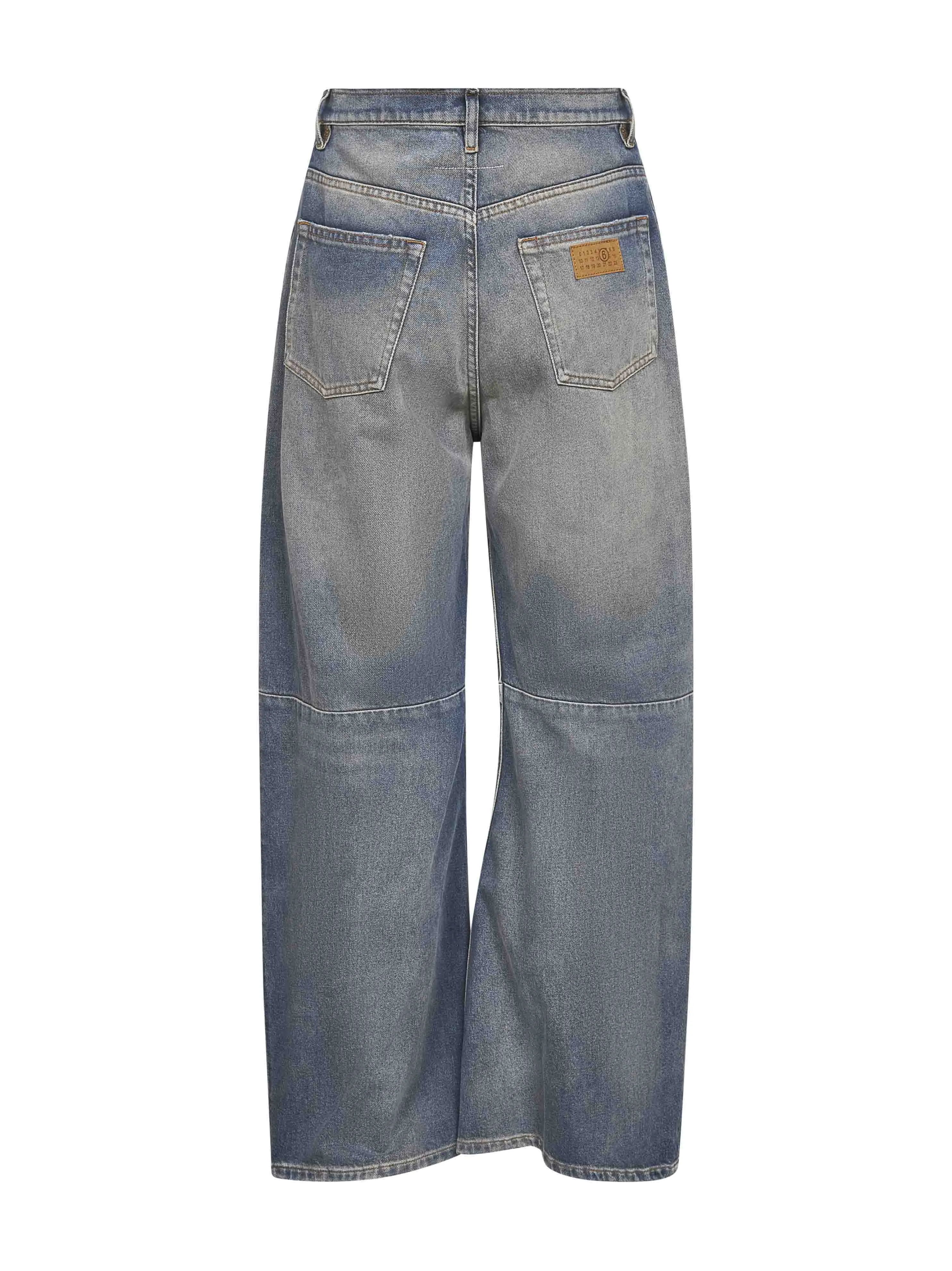 Blue Denim Wide Leg Jeans sold by Lord & Taylor product image thumbnail 2