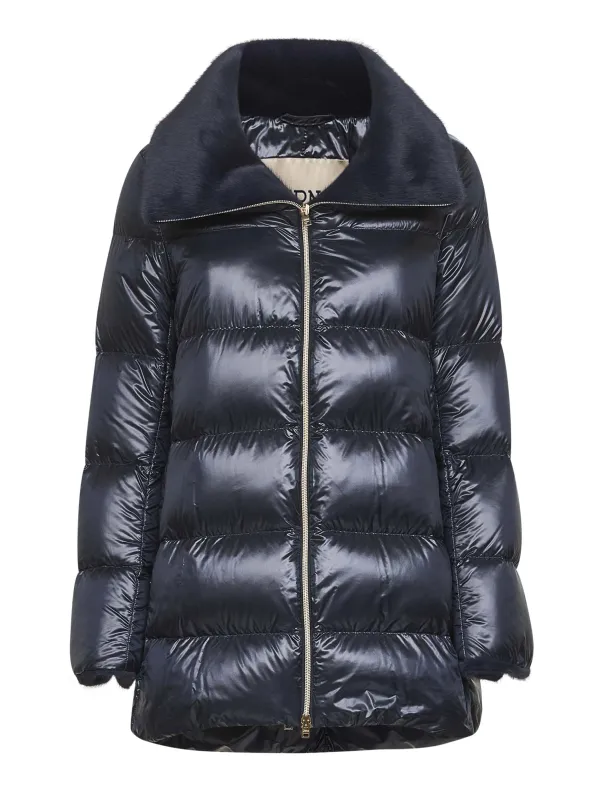 Blue Ultralight Nylon A-Shape Jacket sold by Lord & Taylor