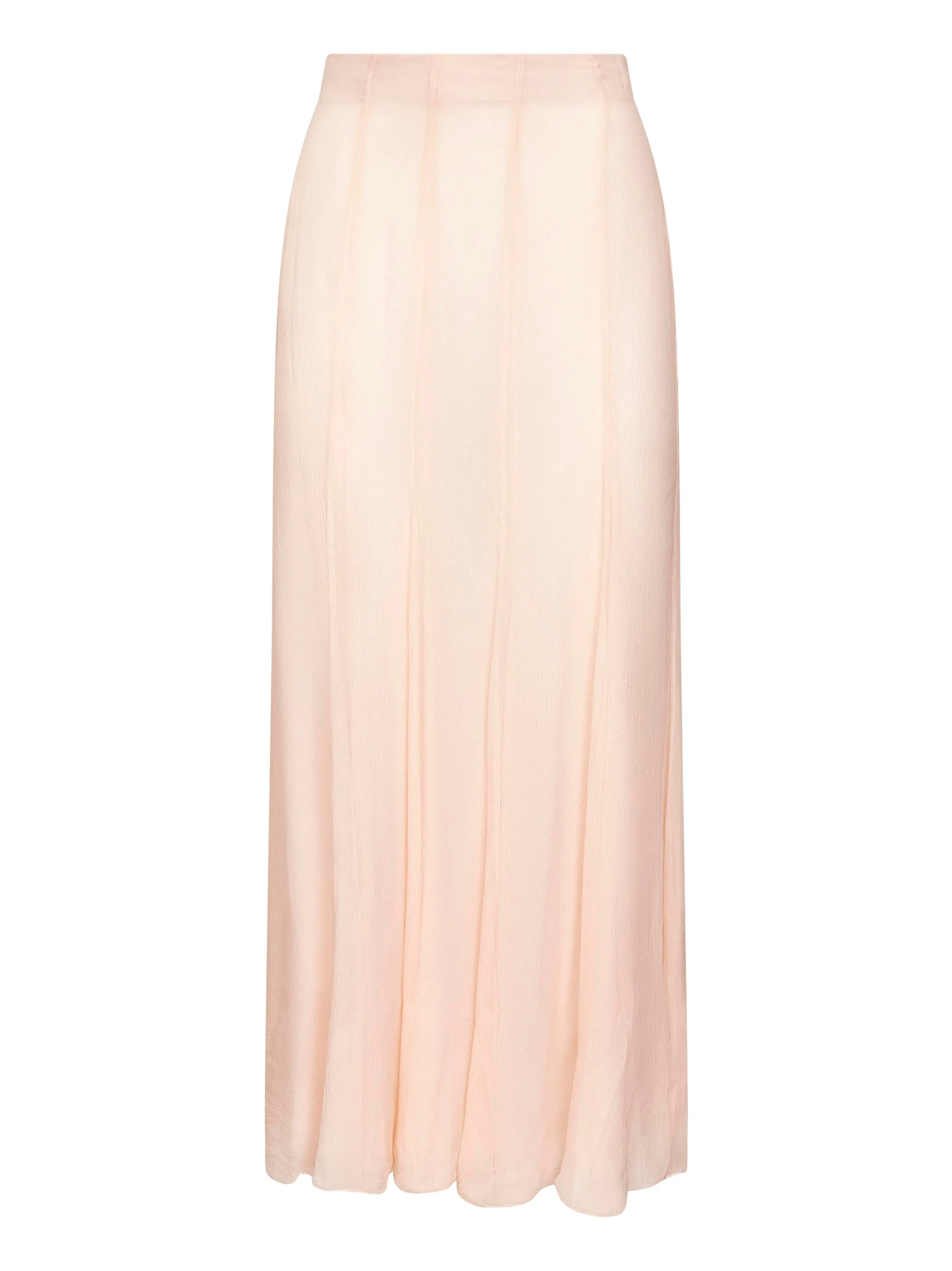 Nude Silk Muslin Fluid Maxi Skirt sold by Lord & Taylor