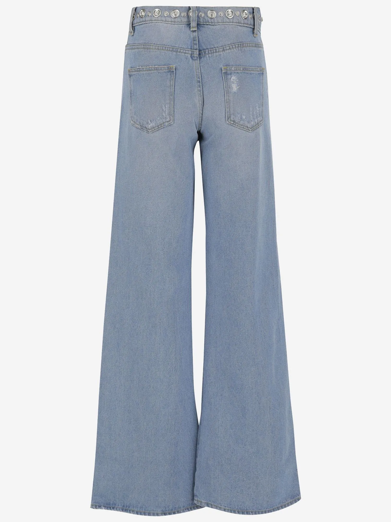 Cotton Denim Jeans with Studs sold by Lord & Taylor product image thumbnail 3