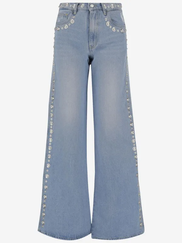 Cotton Denim Jeans with Studs sold by Lord & Taylor
