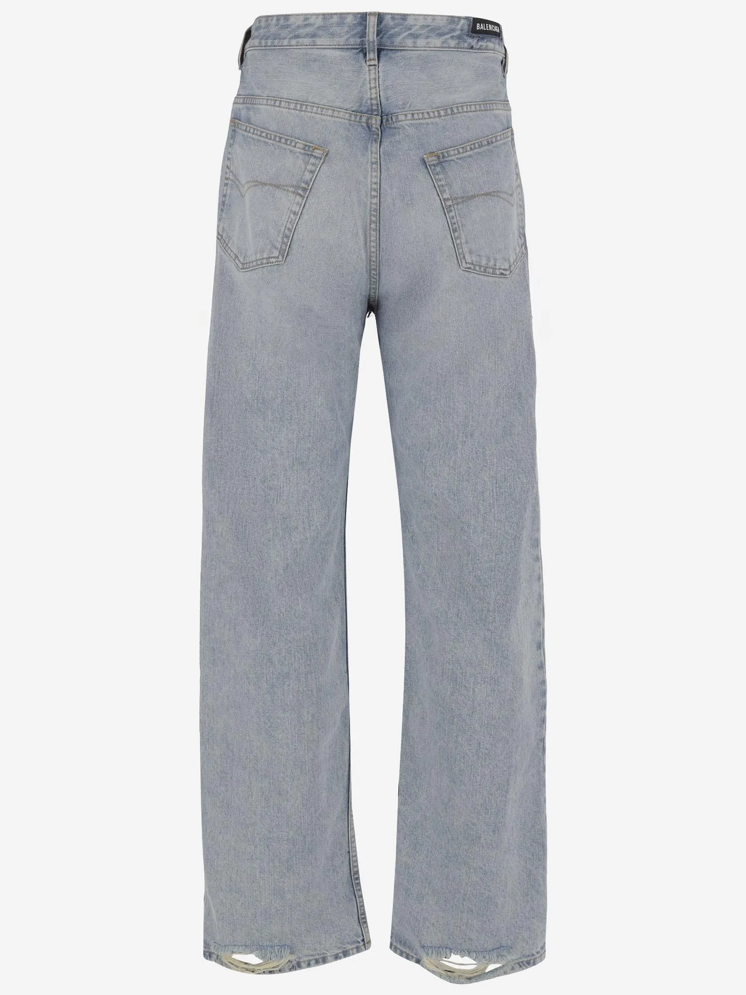 Cotton Denim Baggy Jeans sold by Lord & Taylor product image thumbnail 3
