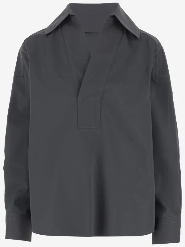 Cotton and Silk Poplin Shirt sold by Lord & Taylor