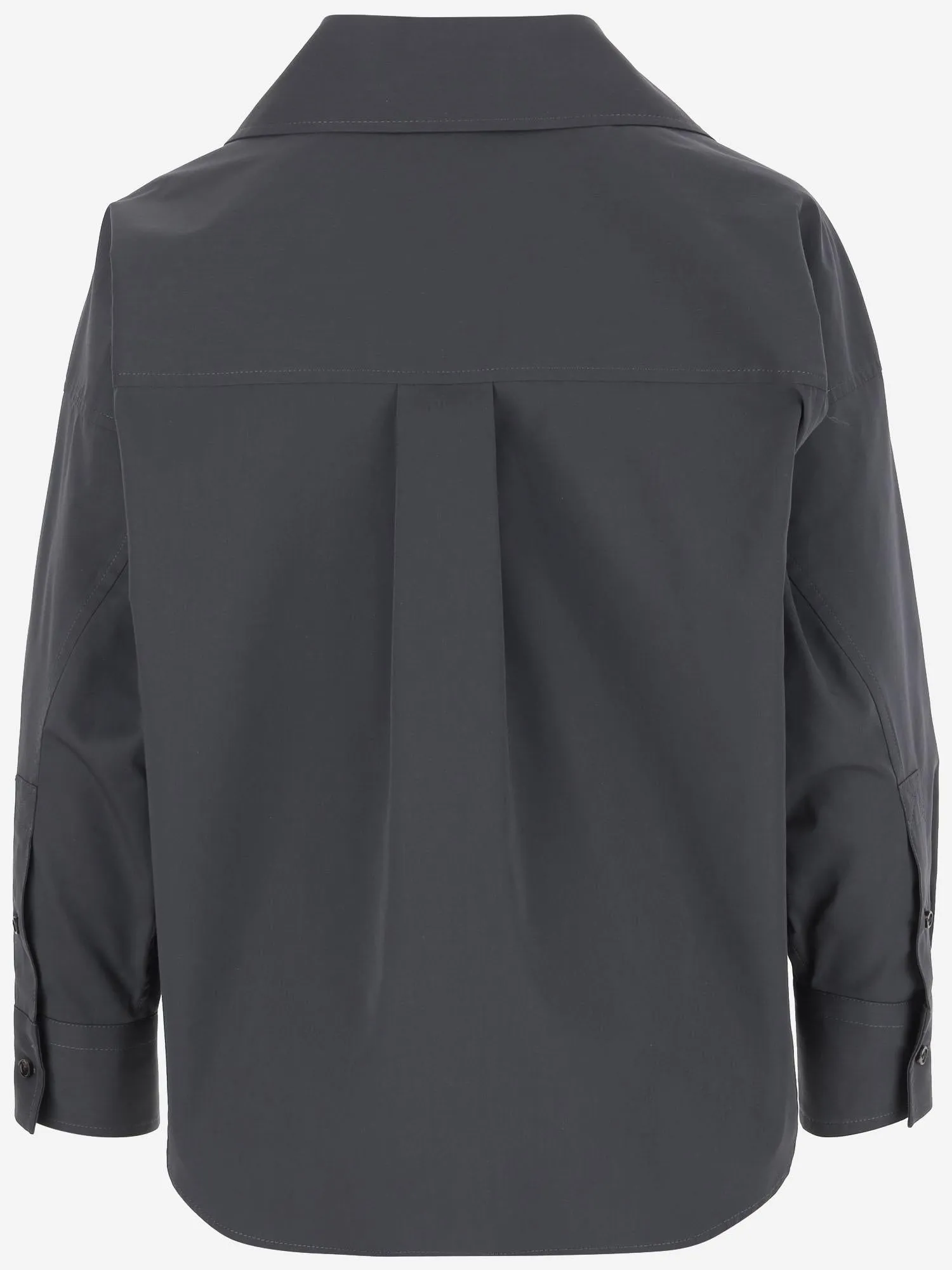 Cotton and Silk Poplin Shirt sold by Lord & Taylor product image thumbnail 2