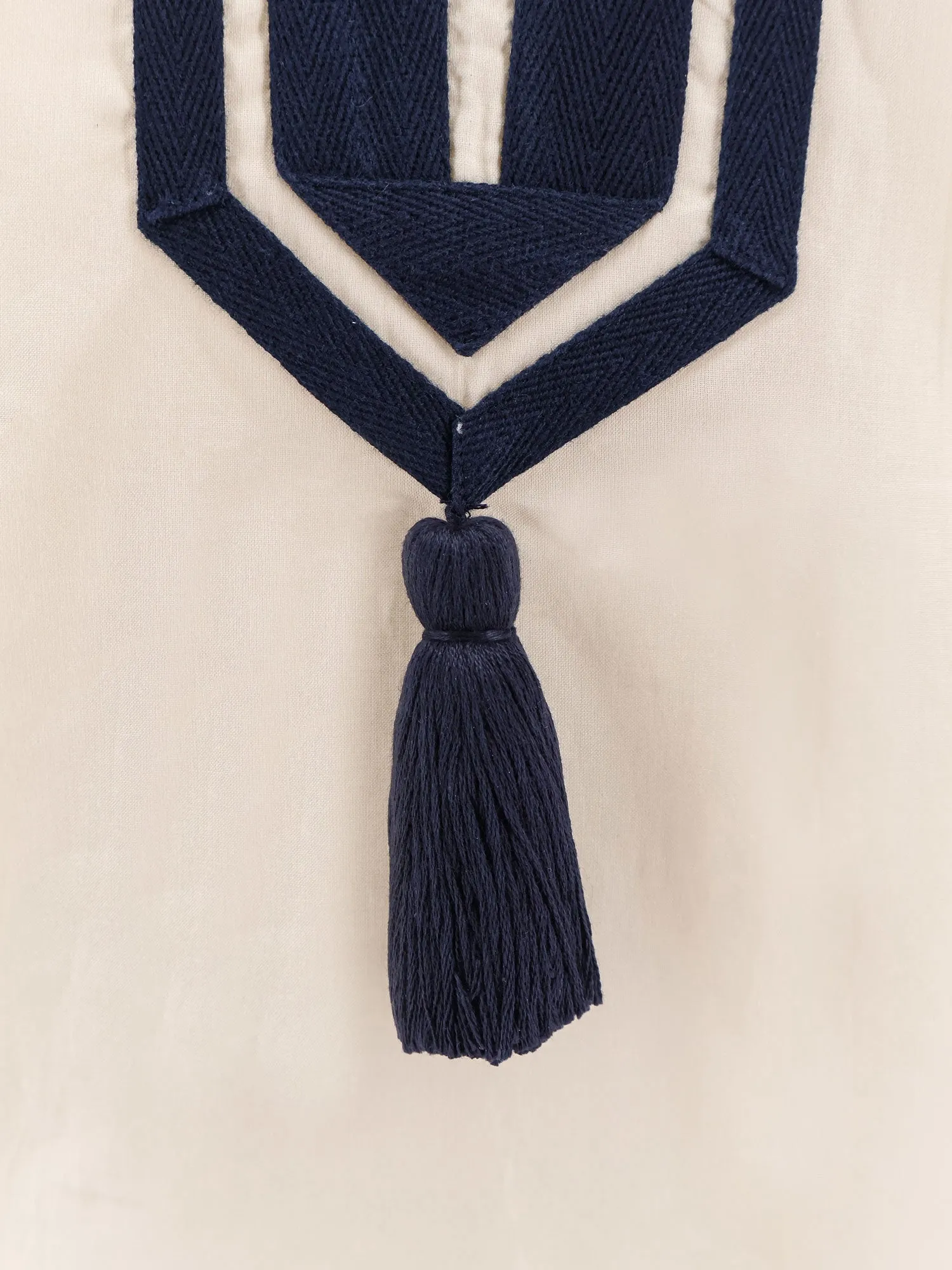 Cotton Short Dress with Contrasting Profiles sold by Lord & Taylor product image thumbnail 3