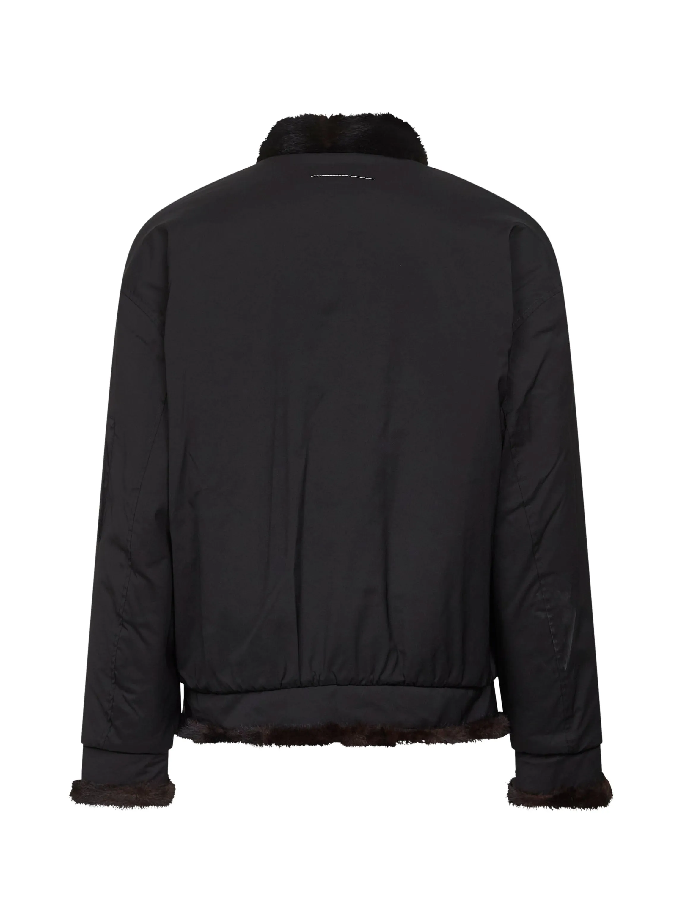 Black Reversible Bomber Jacket sold by Lord & Taylor product image thumbnail 2