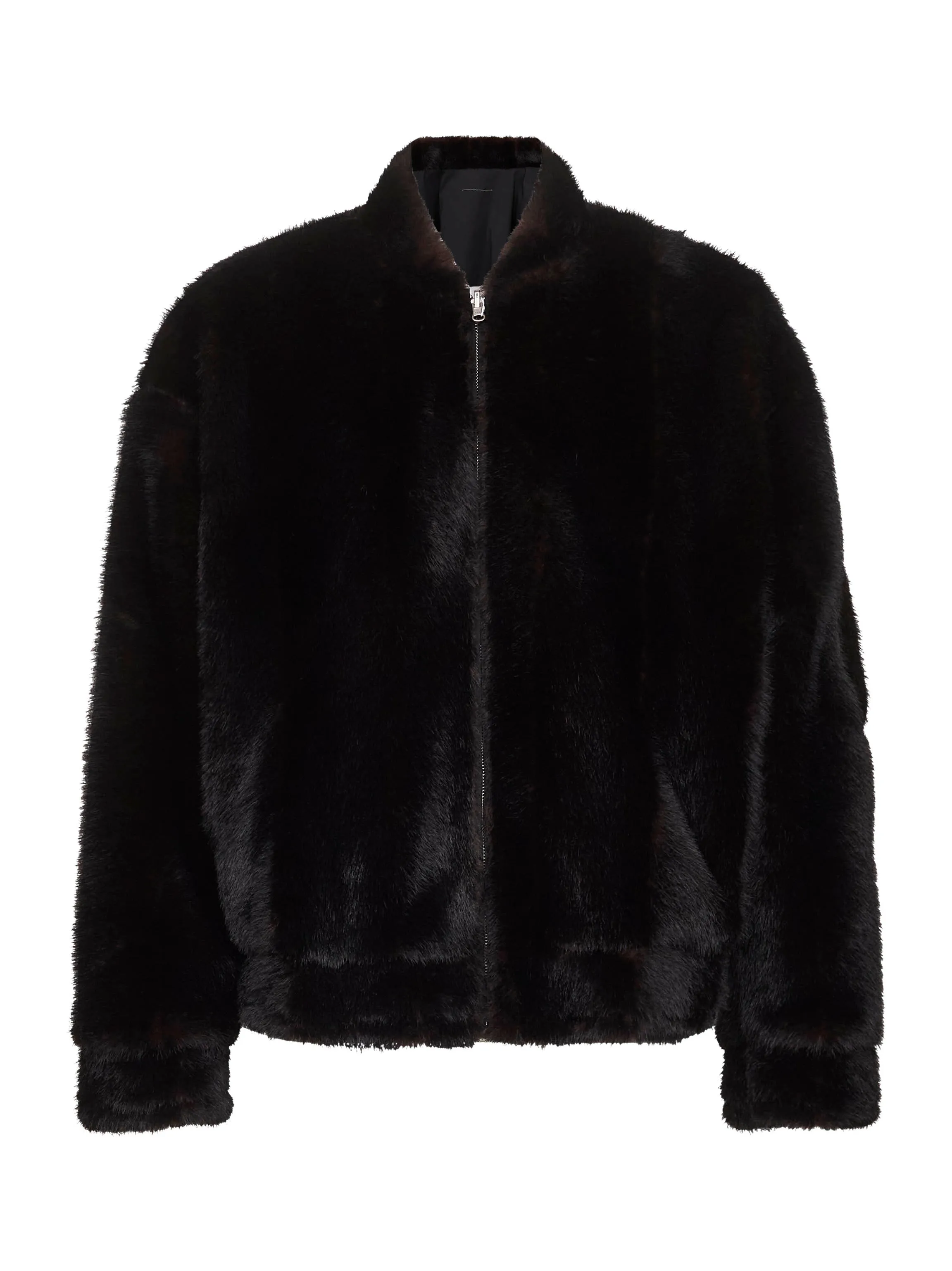 Black Reversible Bomber Jacket sold by Lord & Taylor product image thumbnail 3