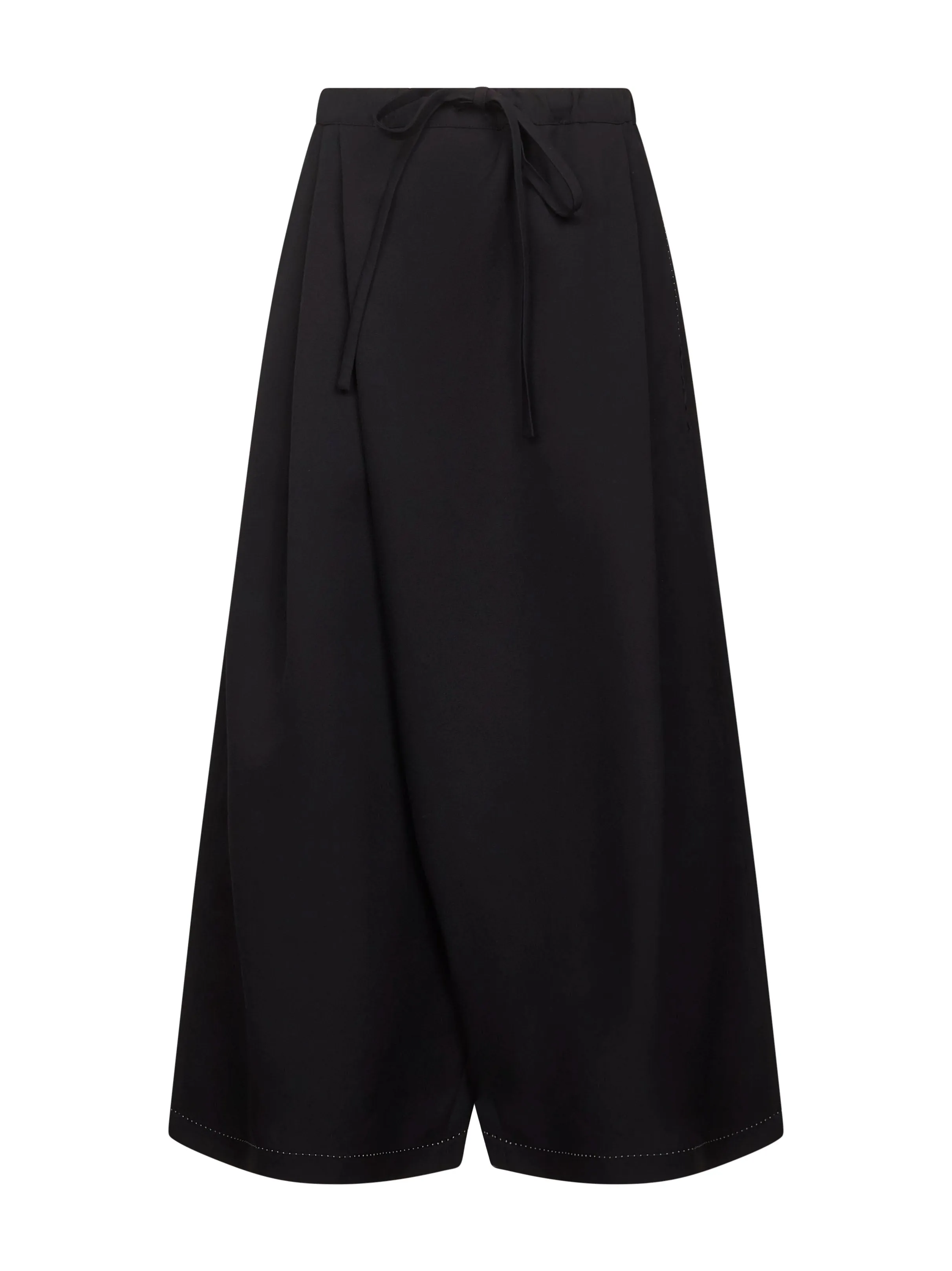 Black Batavia Wool Oversized Trousers sold by Lord & Taylor