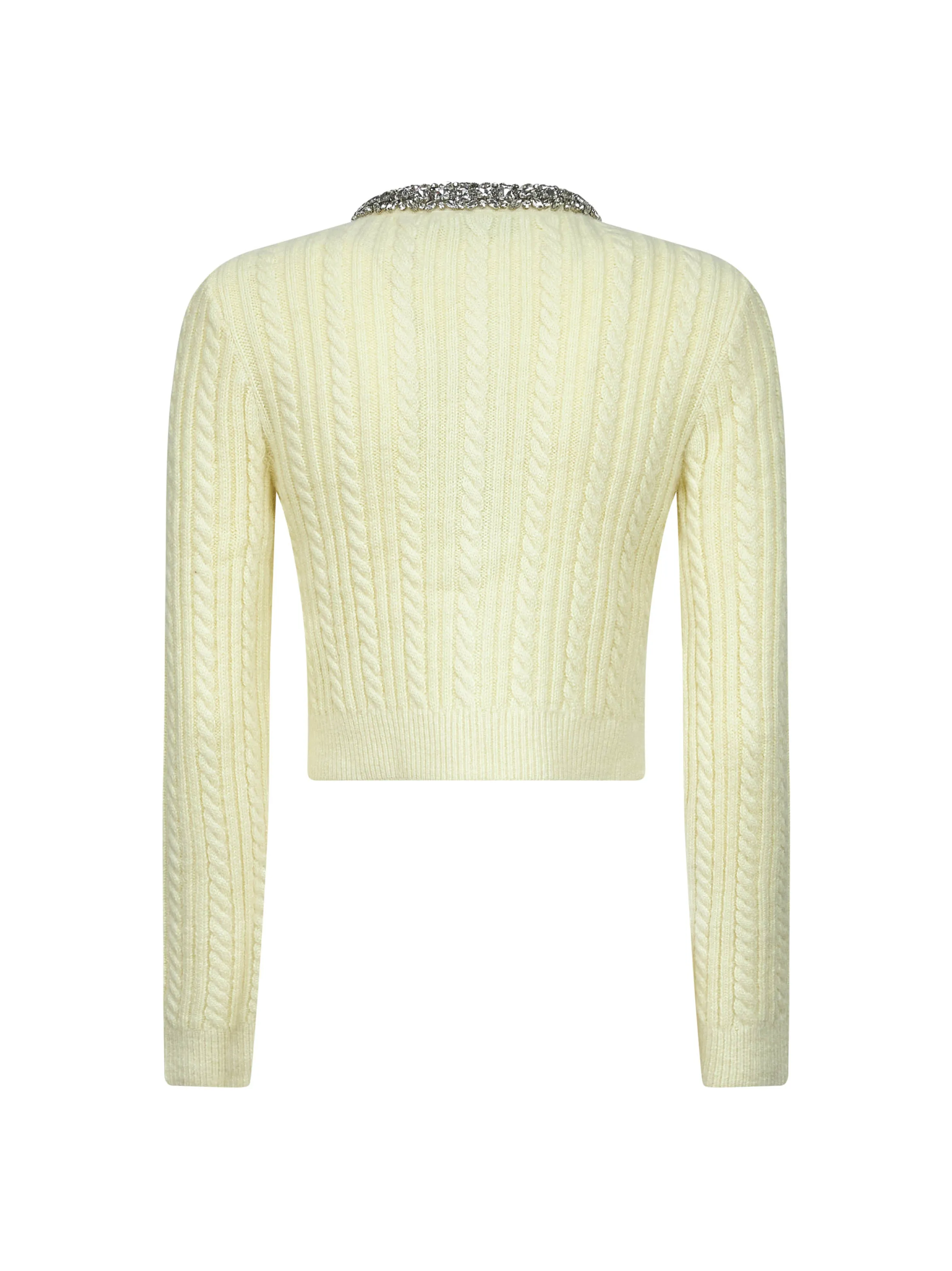 Yellow Cable Knit Cardigan sold by Lord & Taylor product image thumbnail 2