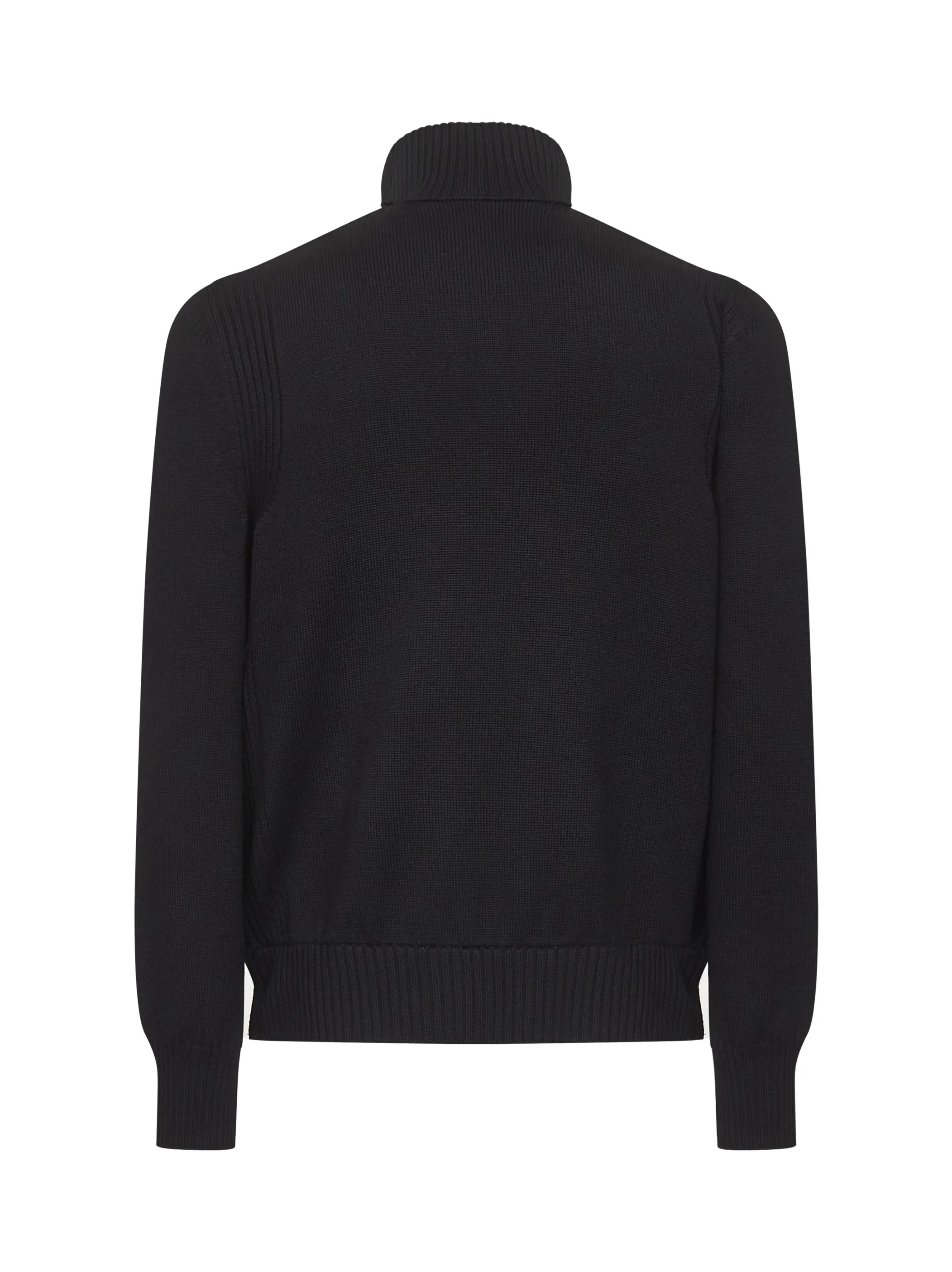 Black Wool Padded Cardigan sold by Lord & Taylor product image thumbnail 2