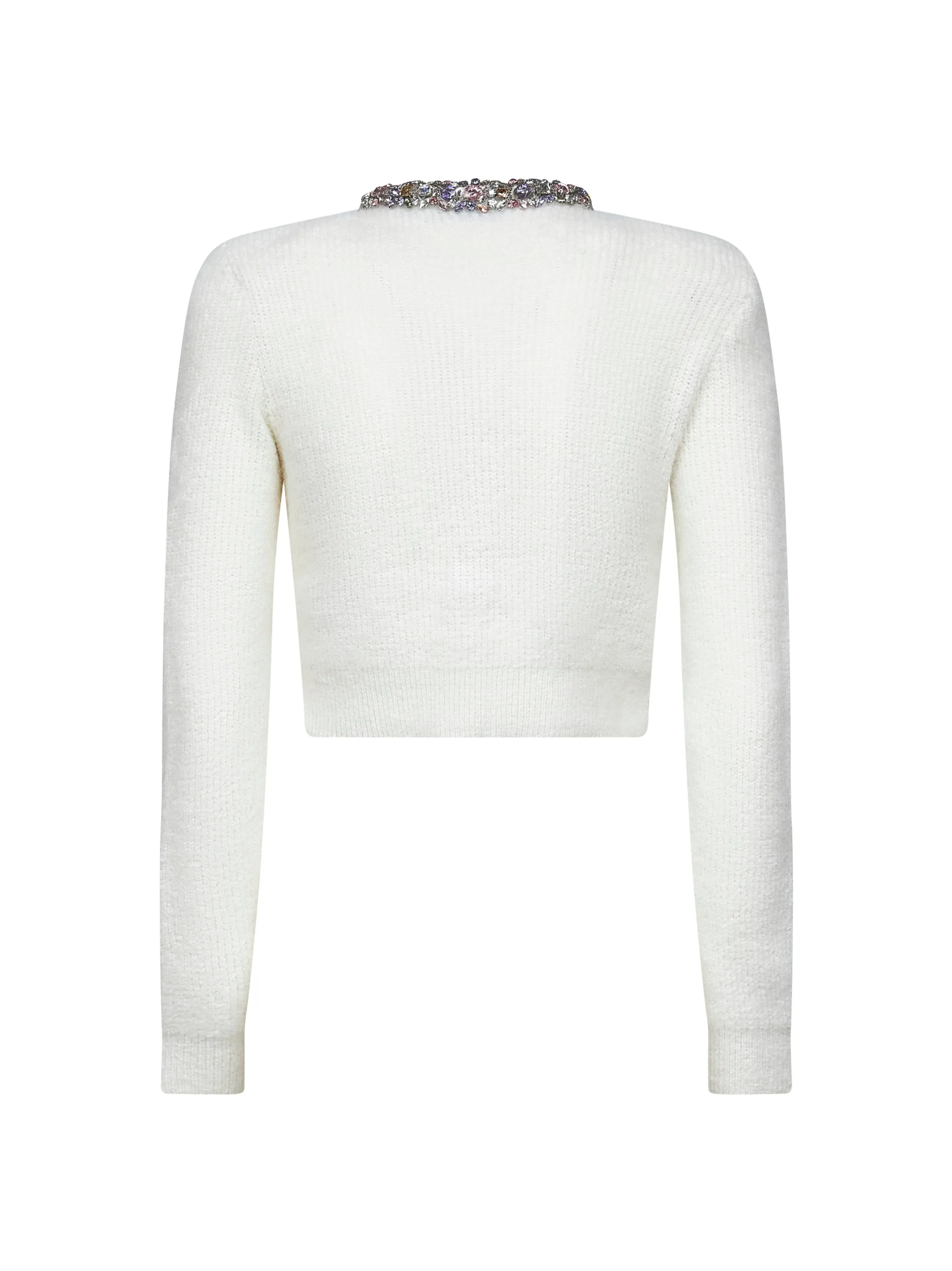 Cream Alpaca Blend Knit Cardigan sold by Lord & Taylor product image thumbnail 2