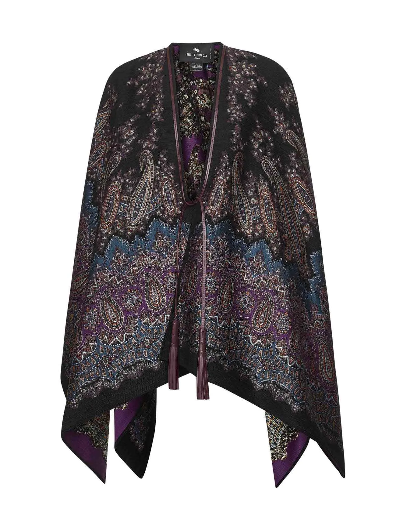Paisley Jacquard Chenille Cape sold by Lord & Taylor