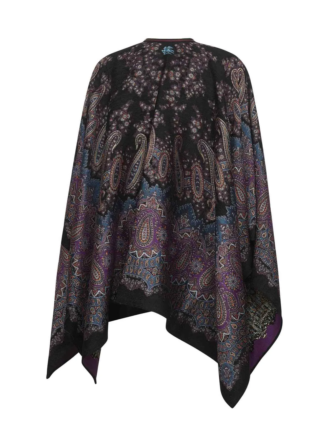 Paisley Jacquard Chenille Cape sold by Lord & Taylor product image thumbnail 2
