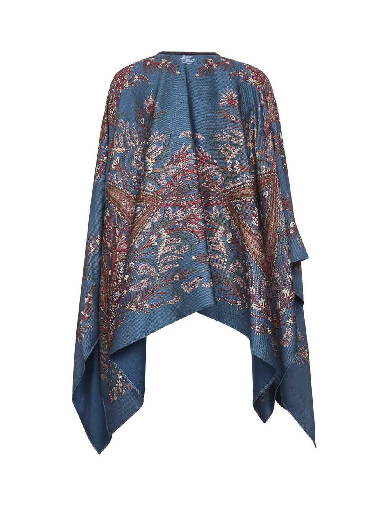 Light Blue Floral Paisley Pattern Cape sold by Lord & Taylor product image thumbnail 2