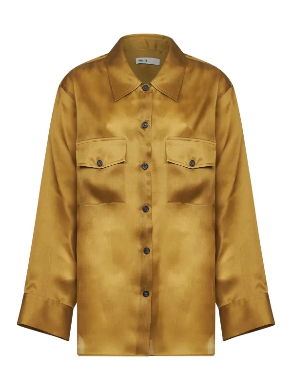 Ocher Compact Organza Matteo Shirt sold by Lord & Taylor
