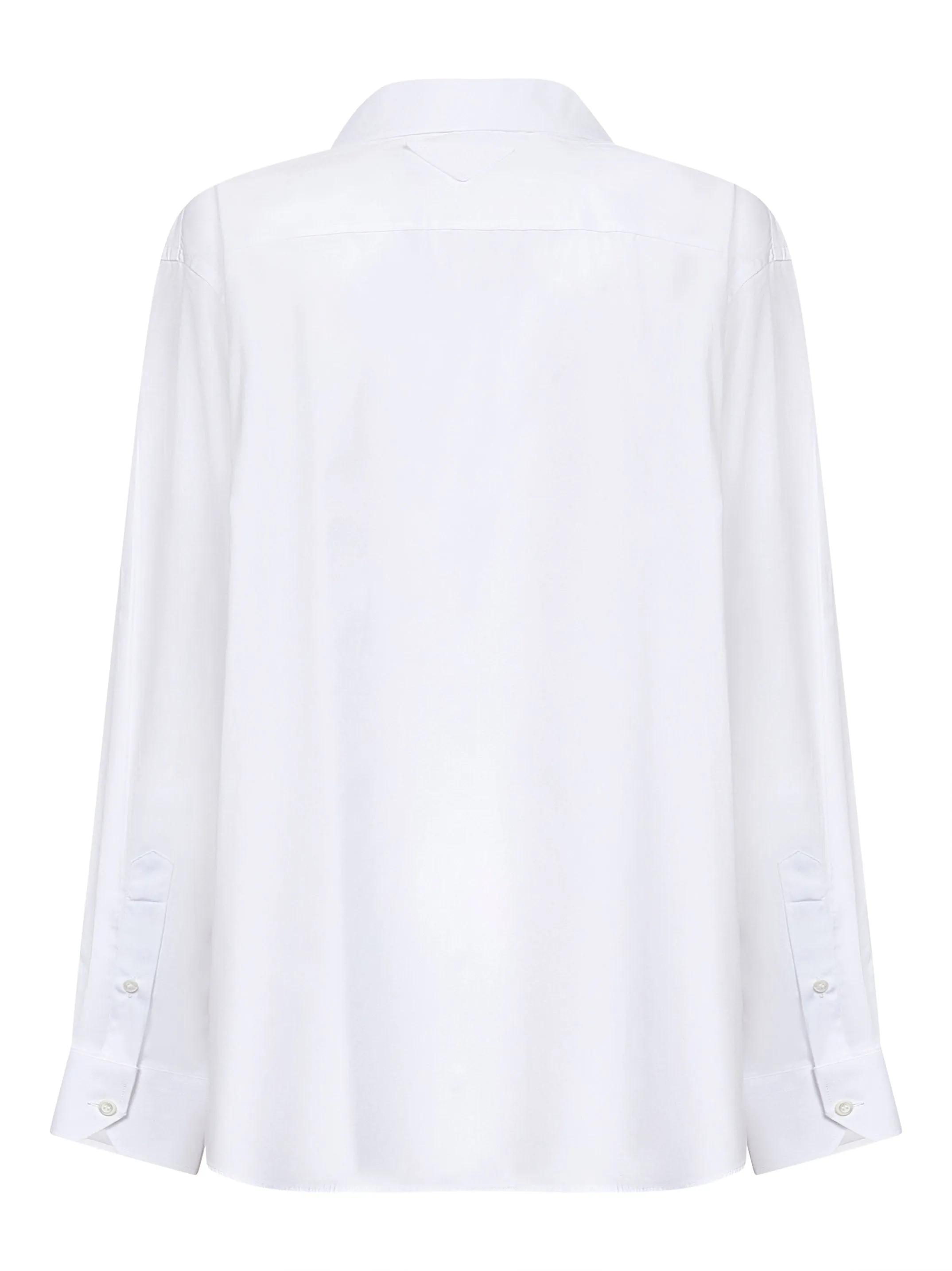 Cotton Poplin Shirt in White sold by Lord & Taylor product image thumbnail 2