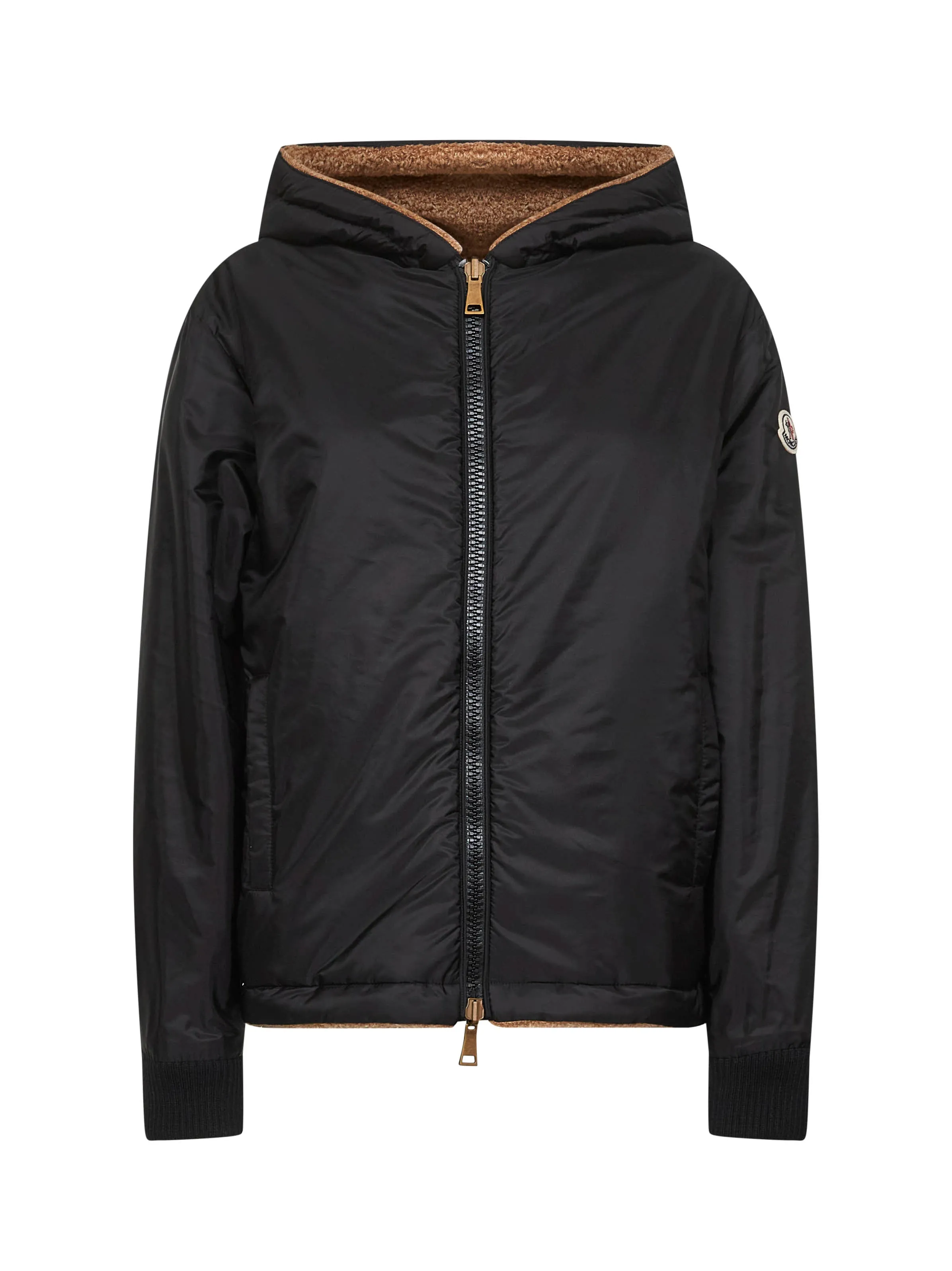 Black Reversible Padded Hoodie sold by Lord & Taylor product image thumbnail 3