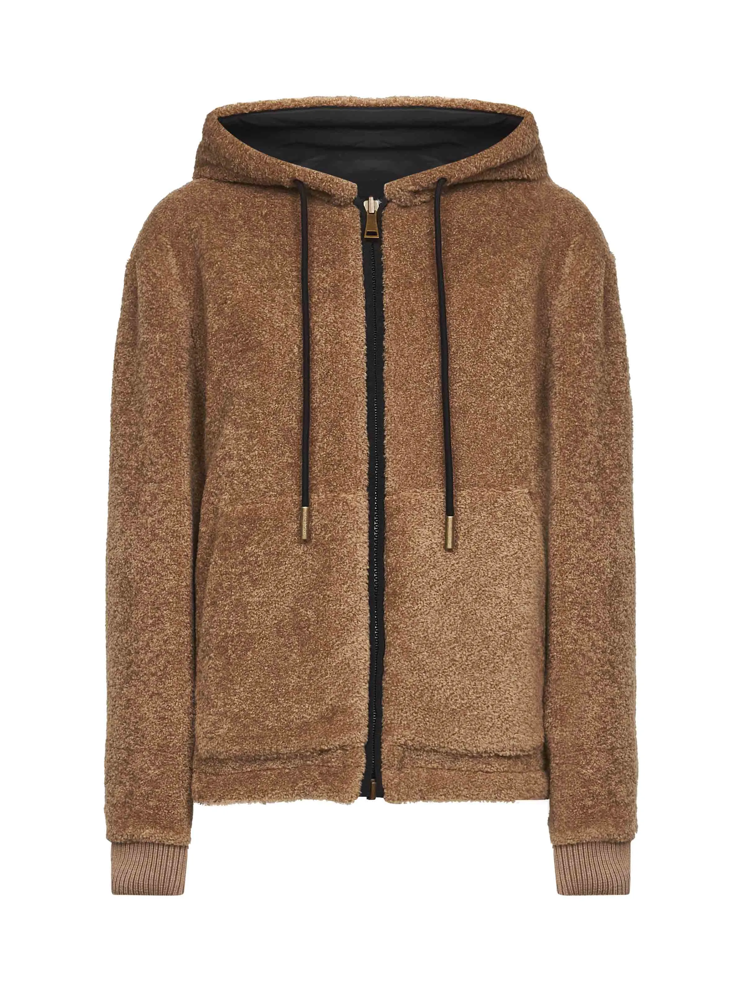 Black Reversible Padded Hoodie sold by Lord & Taylor