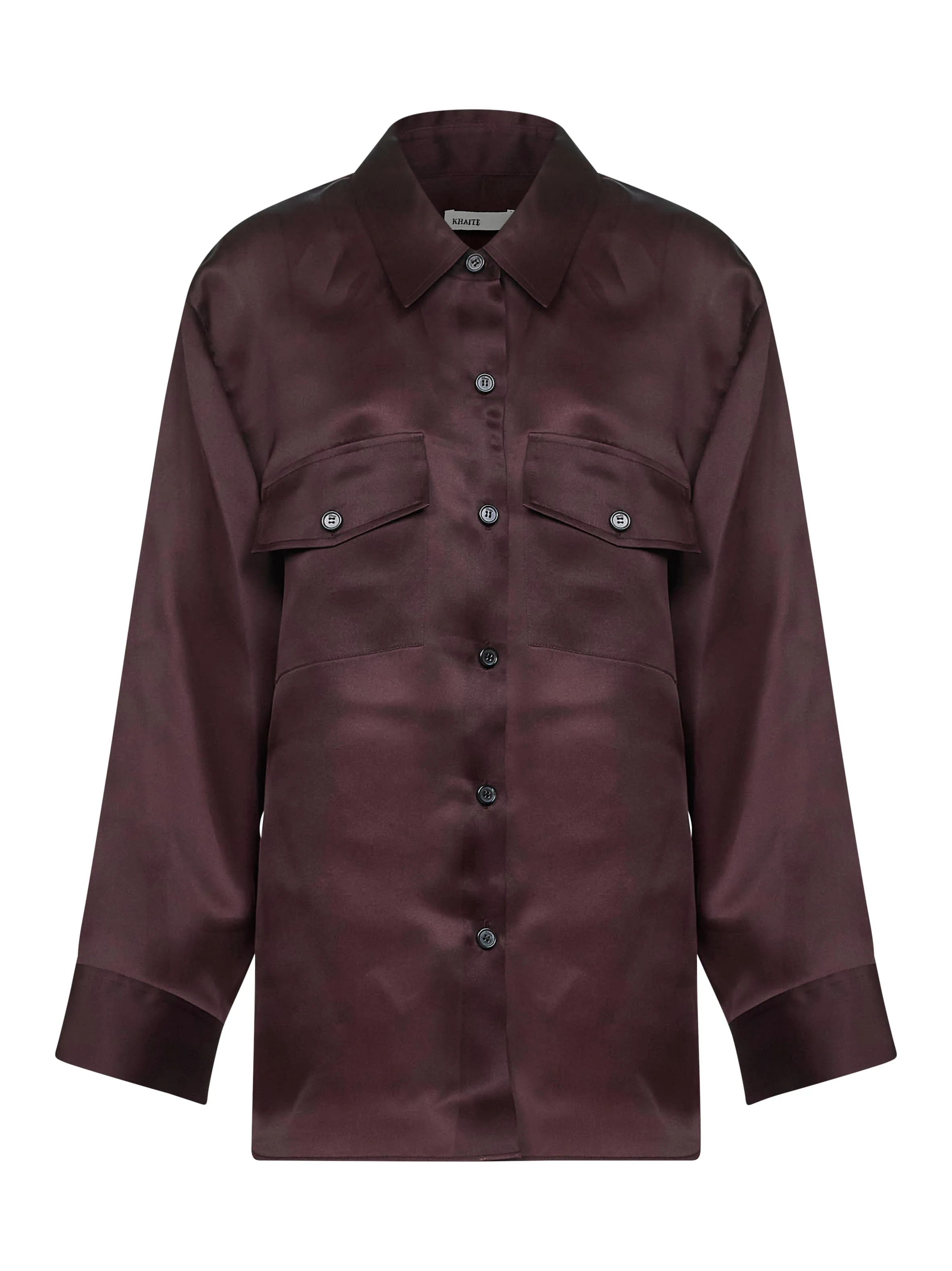 Brown Compact Organza Matteo Shirt sold by Lord & Taylor