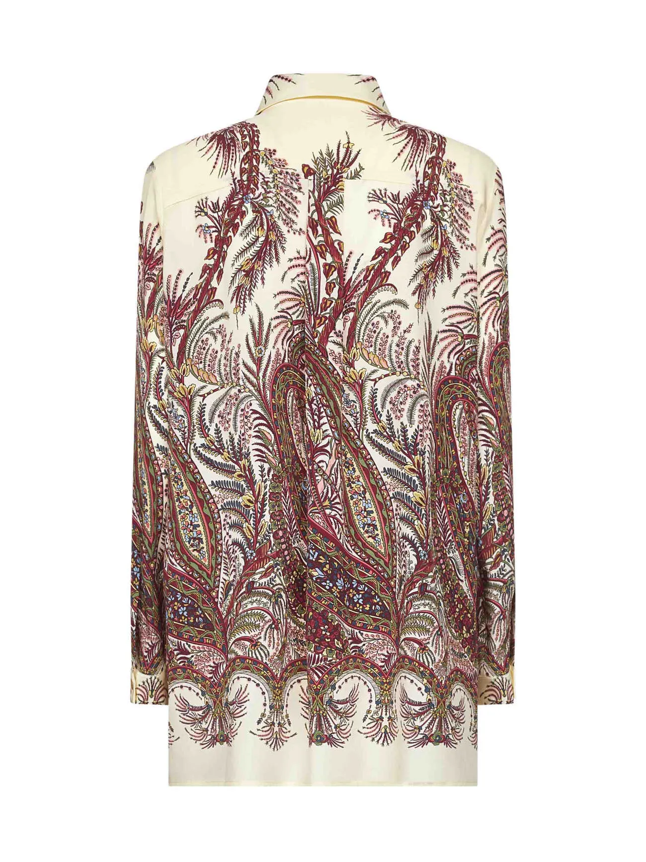Paisley Print Silk Shirt sold by Lord & Taylor product image thumbnail 2