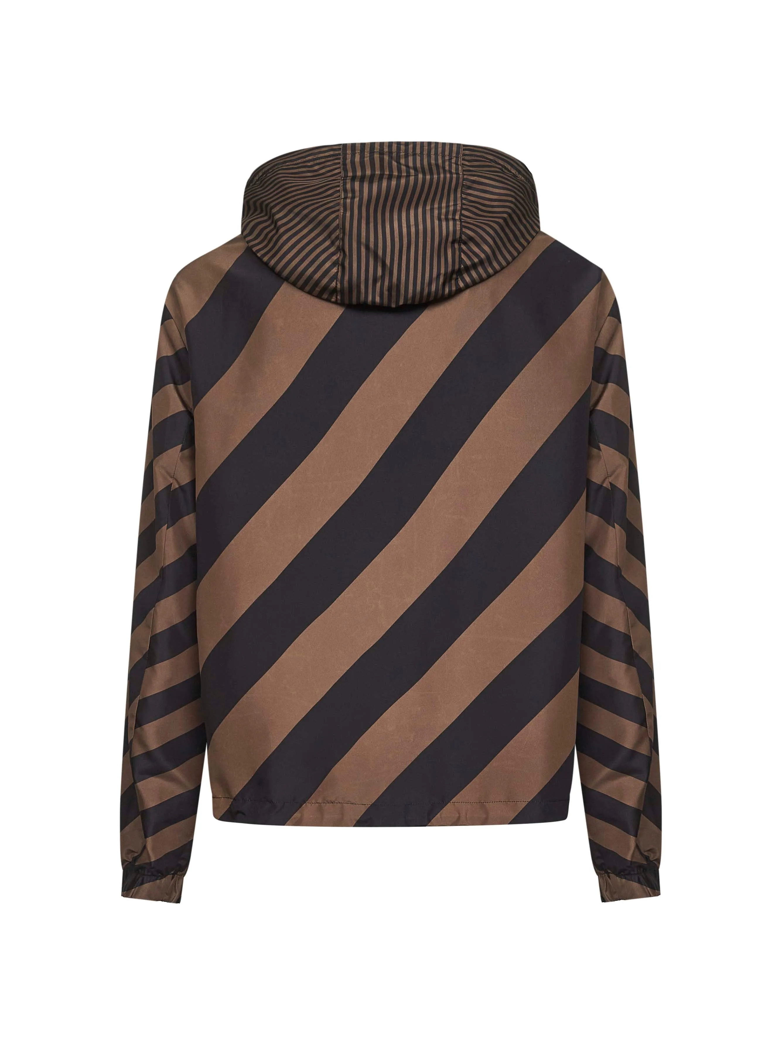 Brown Reversible Hooded Windbreaker sold by Lord & Taylor product image thumbnail 2