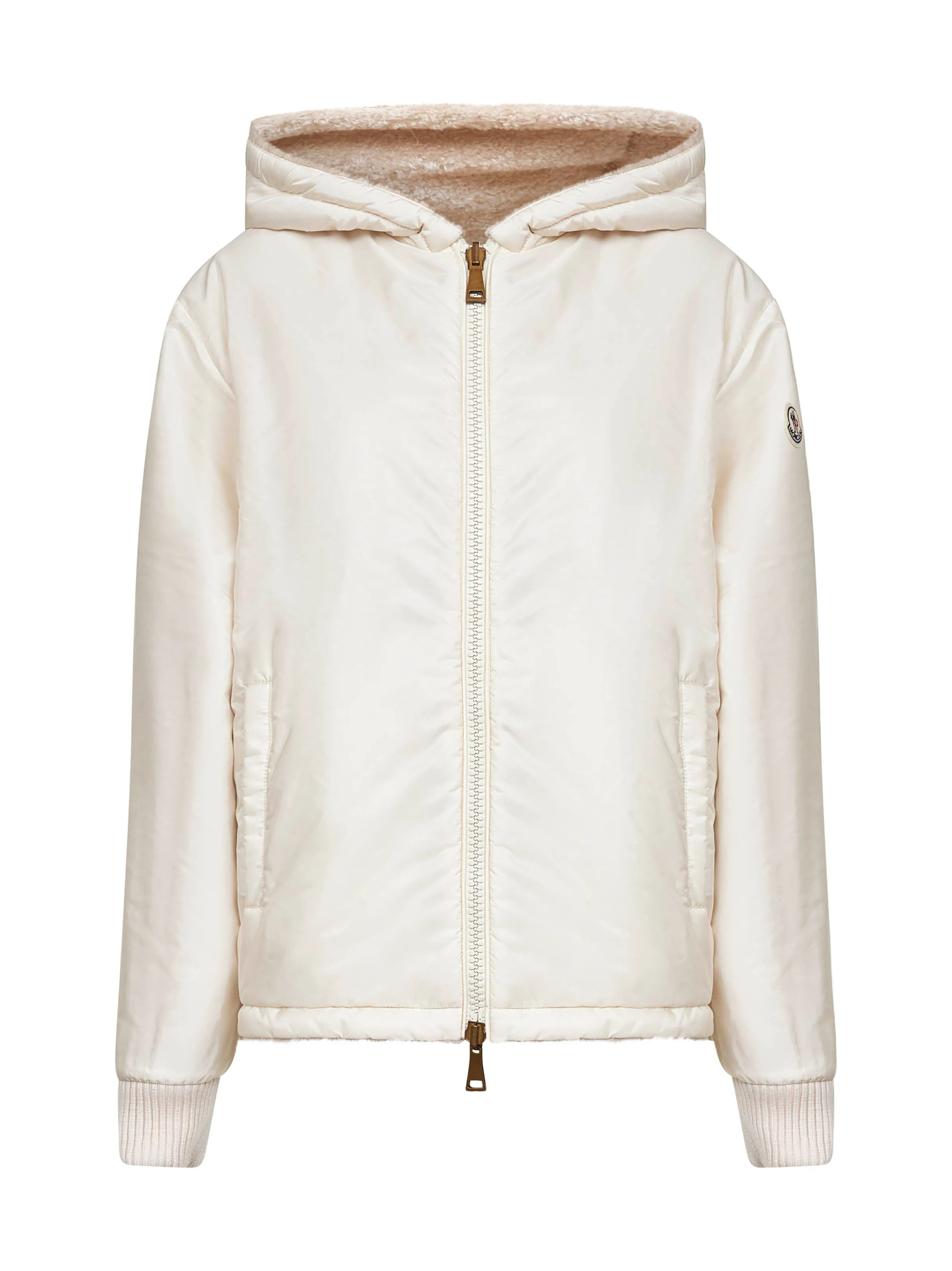White Reversible Padded Hoodie sold by Lord & Taylor product image thumbnail 3