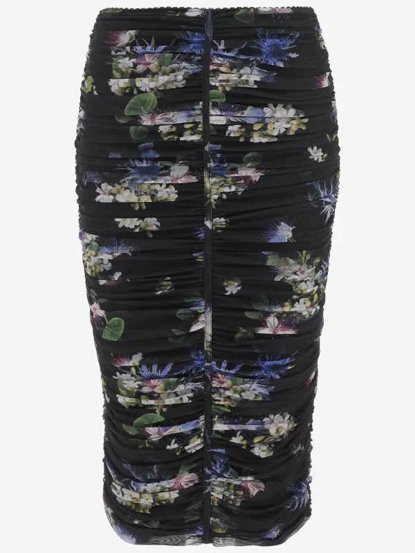 Stretch Fabric Midi Skirt sold by Lord & Taylor
