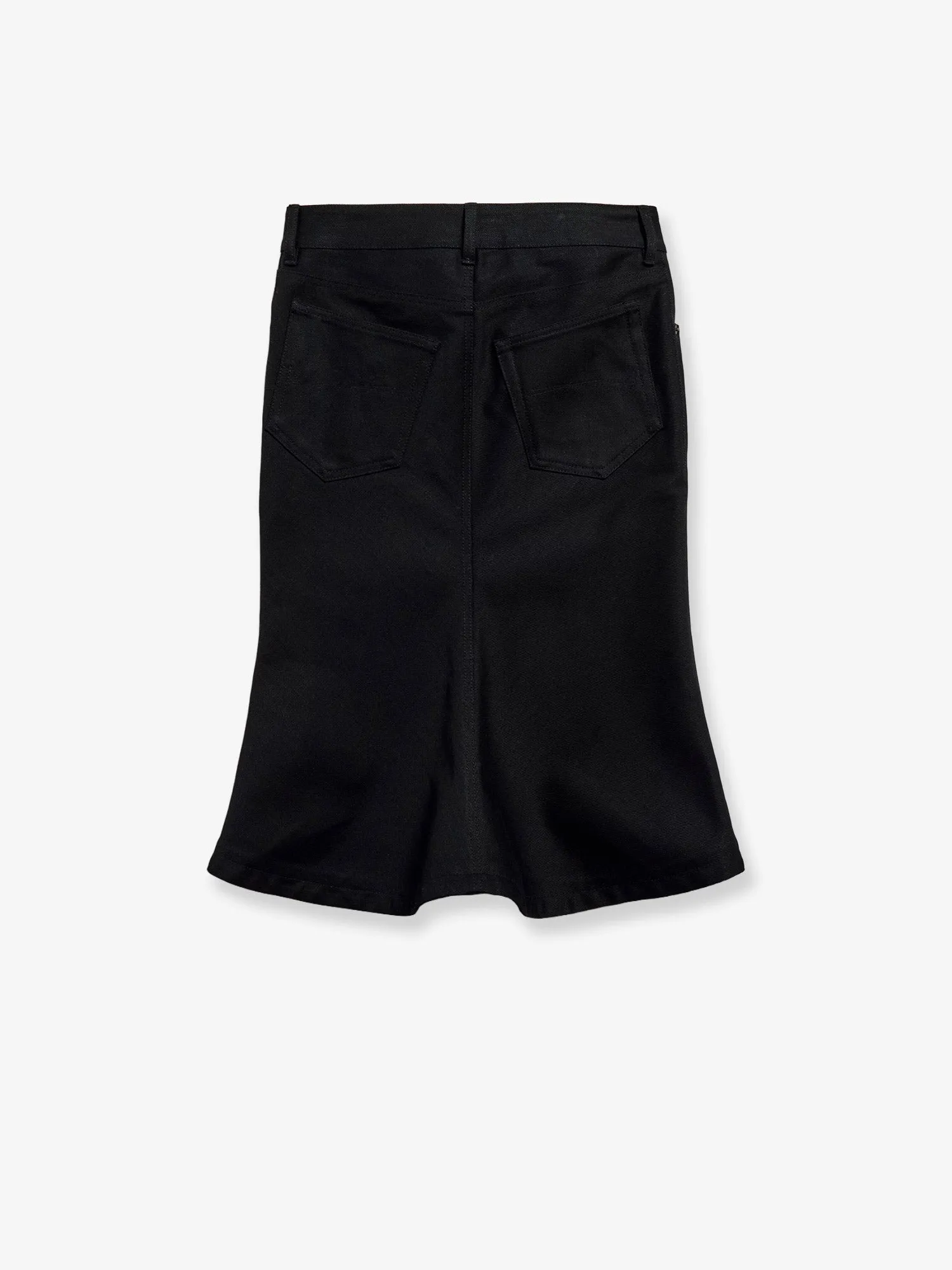 Black Cotton Midi Skirt sold by Lord & Taylor product image thumbnail 2