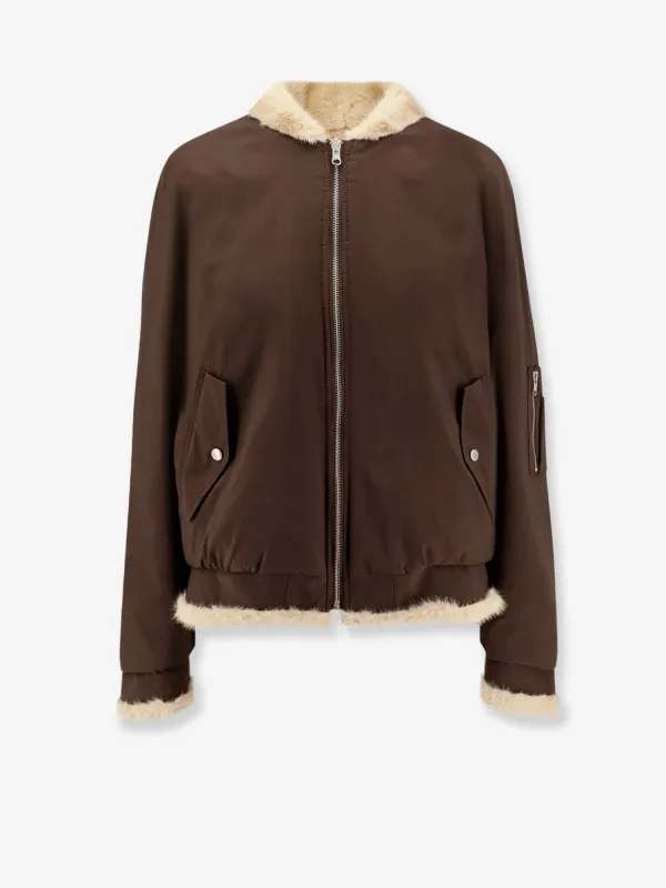 Reversible Nylon and Faux Shearling Bomber Jacket sold by Lord & Taylor
