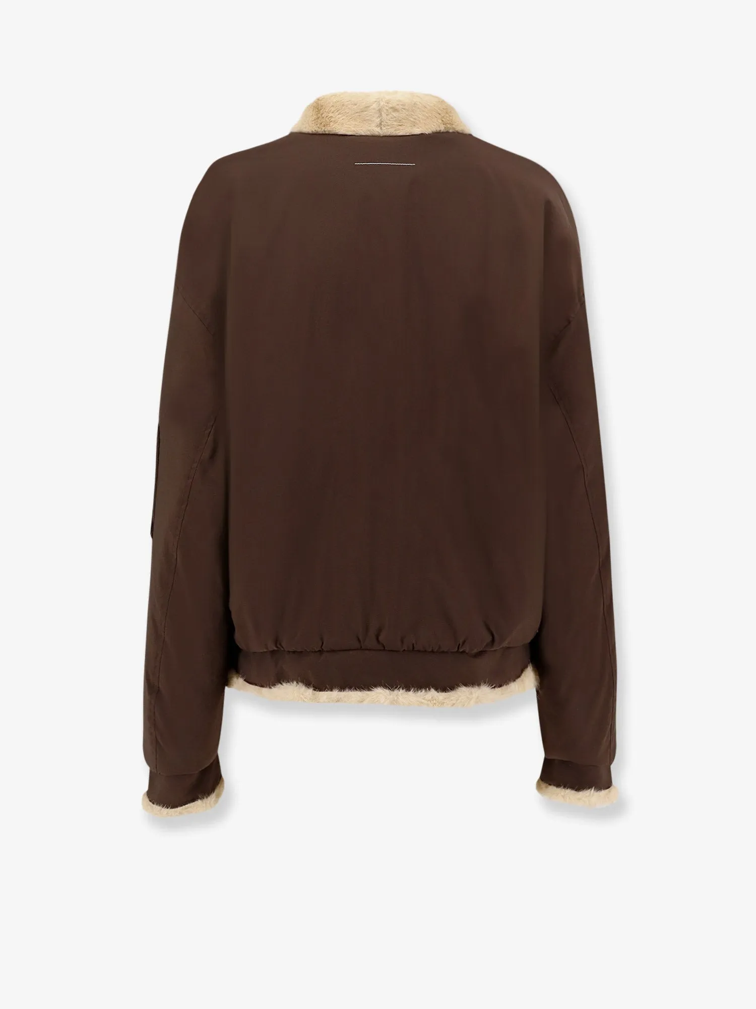 Reversible Nylon and Faux Shearling Bomber Jacket sold by Lord & Taylor product image thumbnail 2