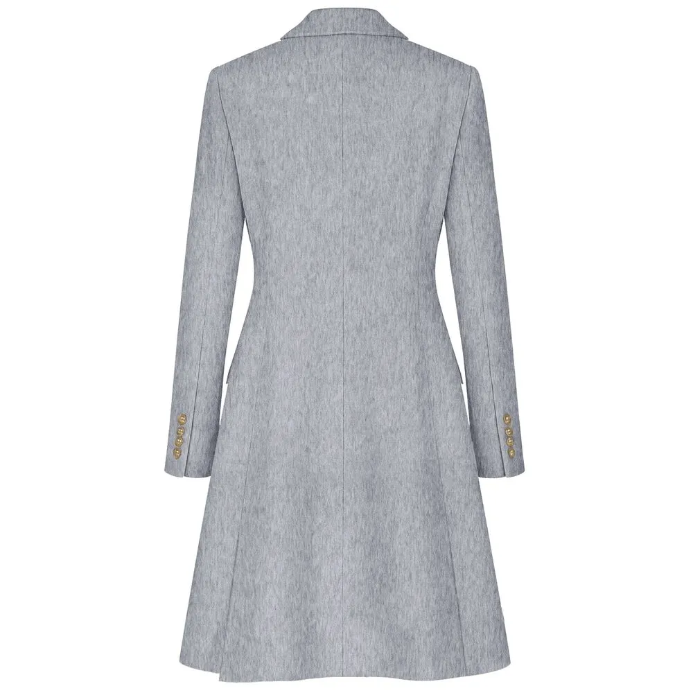 Gray Wool Women Coat sold by Lord & Taylor product image thumbnail 2