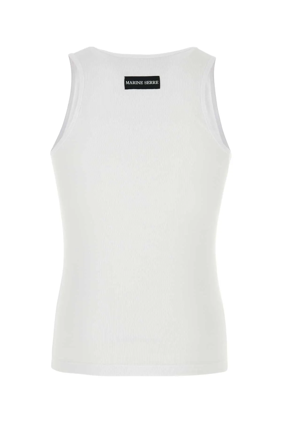 WHITE STRETCH COTTON TANK TOP sold by Lord & Taylor product image thumbnail 2