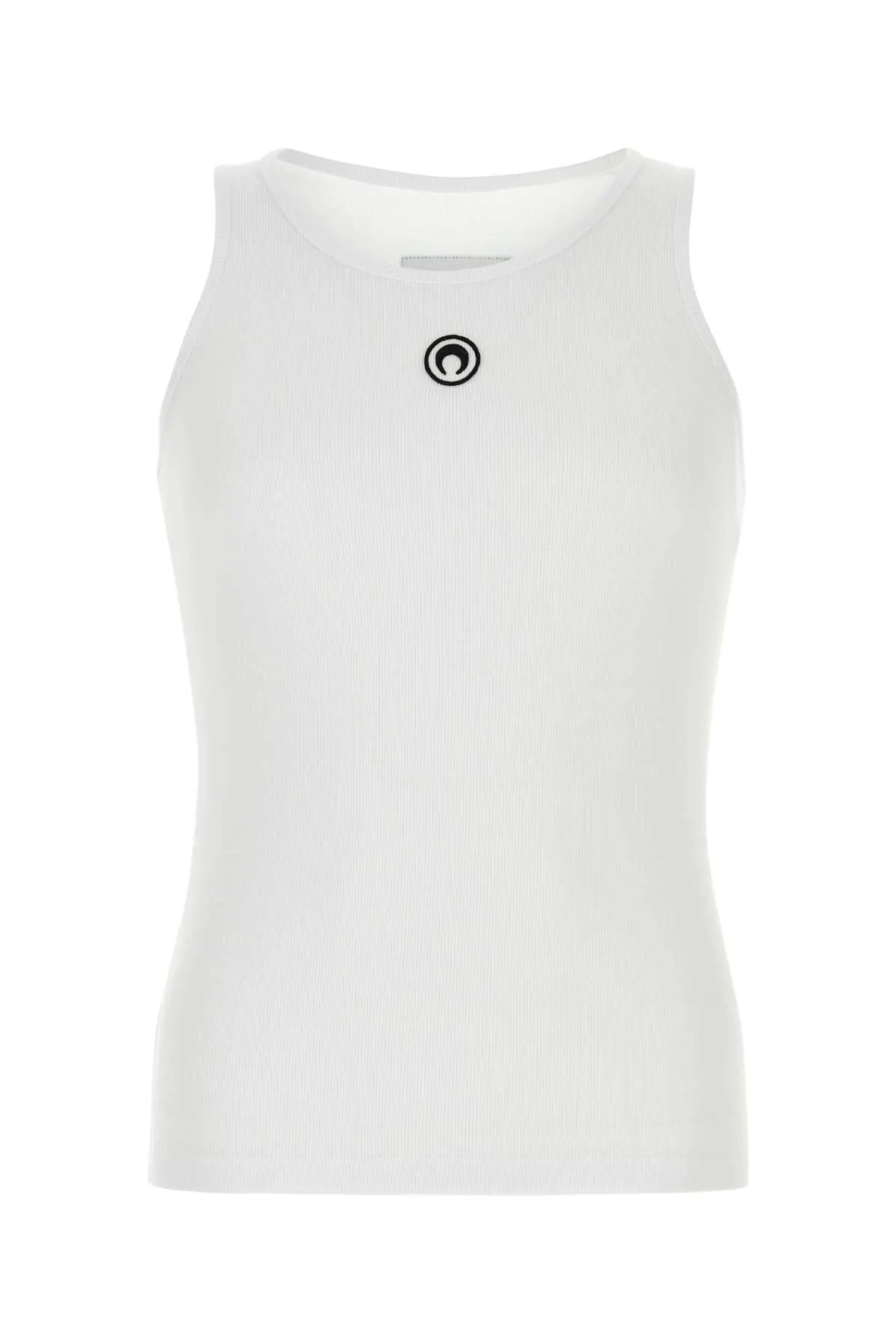 WHITE STRETCH COTTON TANK TOP sold by Lord & Taylor
