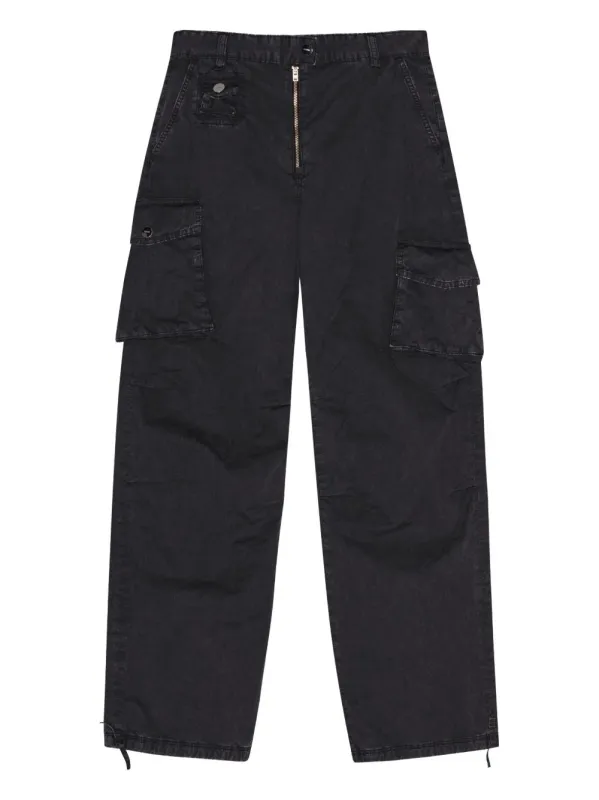 ANTHRACITE CARGO PANTS made by Ganni