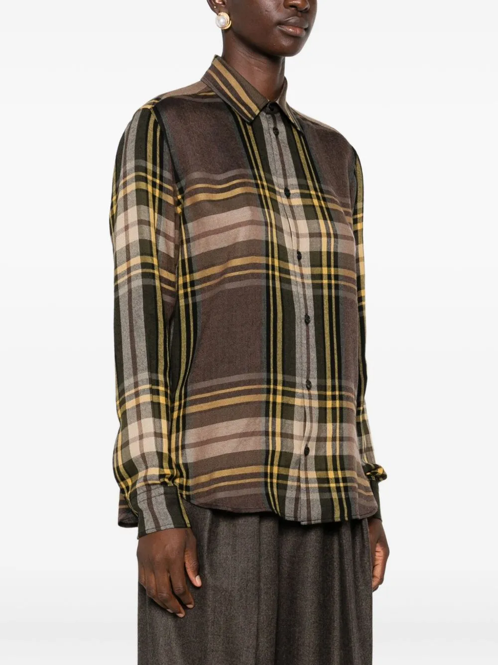 CHECKERED BUTTON-DOWN SHIRT sold by Lord & Taylor product image thumbnail 3