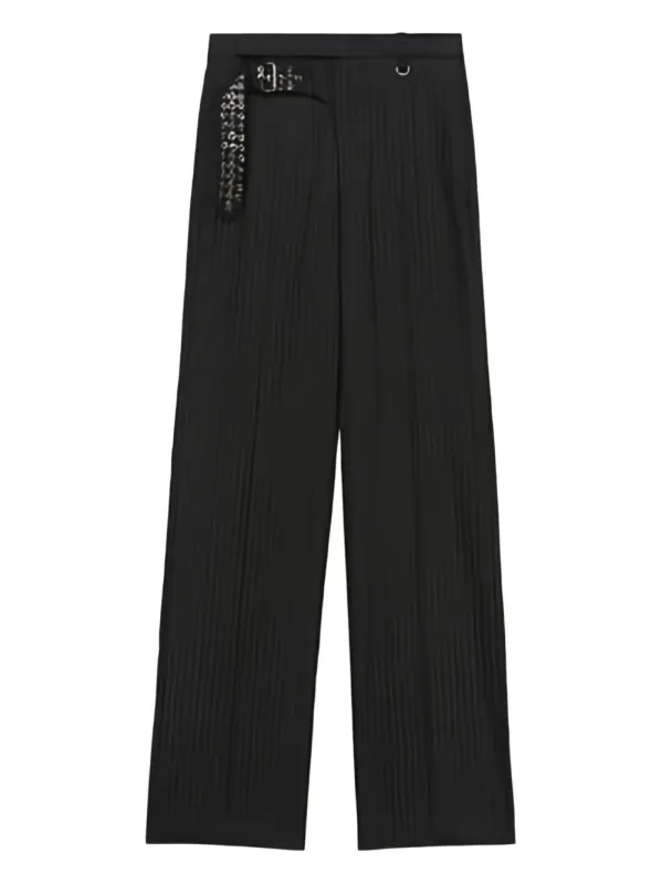 NOANNE BLACK PANTS WITH WHITE STRIPES made by Isabel Marant