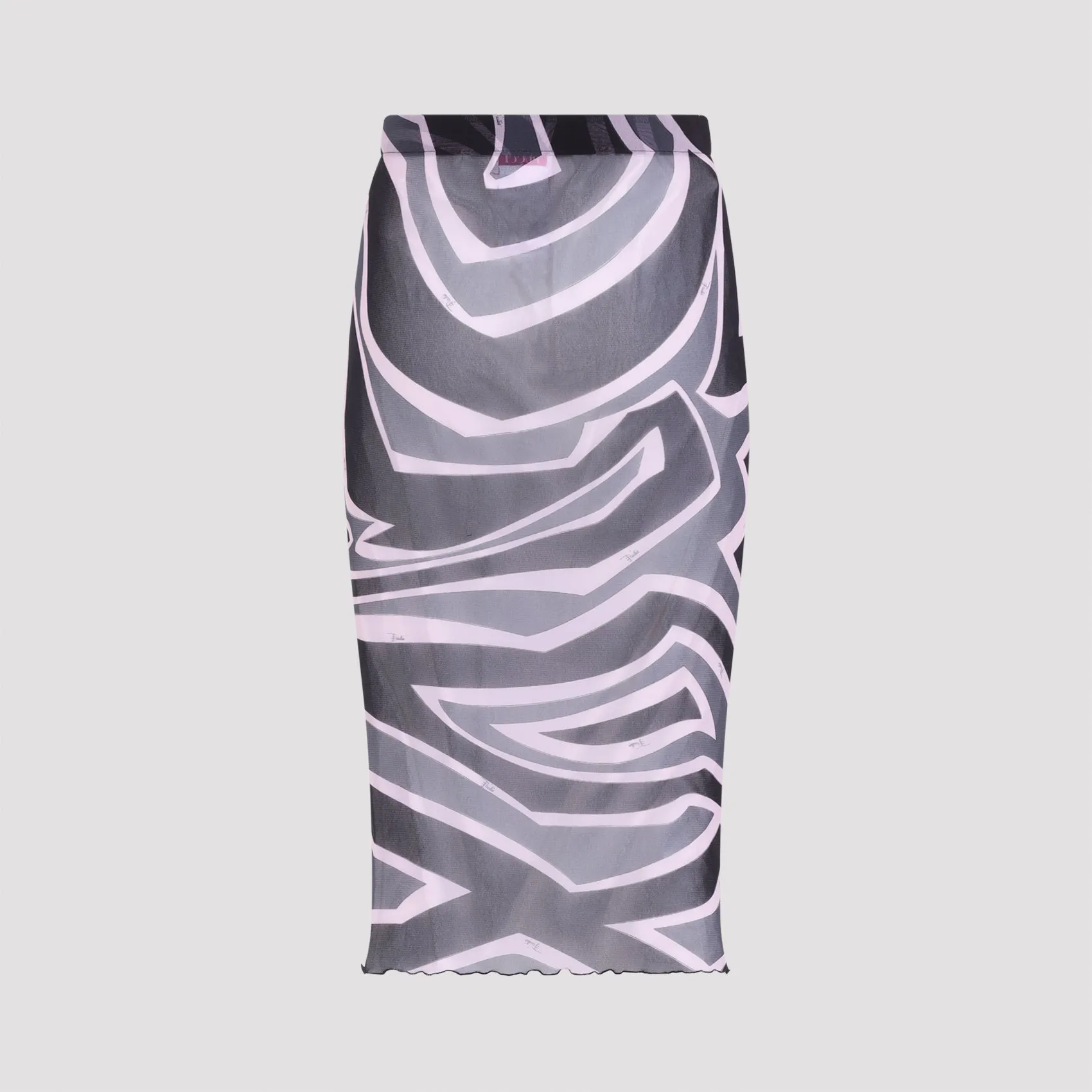 PRNTED TULLE LONGUETTE MIDI SKIRT sold by Lord & Taylor product image thumbnail 3