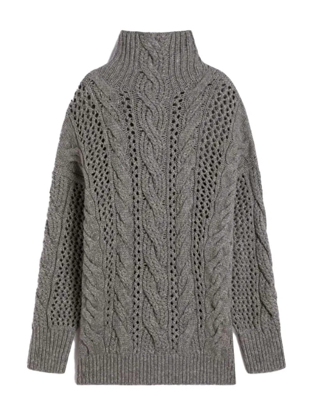 OVERSIZED CABLE-KNIT WOOL BLEND SWEATER sold by Lord & Taylor