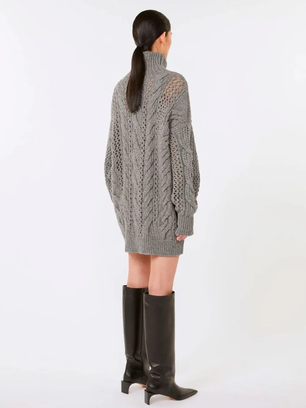 OVERSIZED CABLE-KNIT WOOL BLEND SWEATER sold by Lord & Taylor product image thumbnail 3