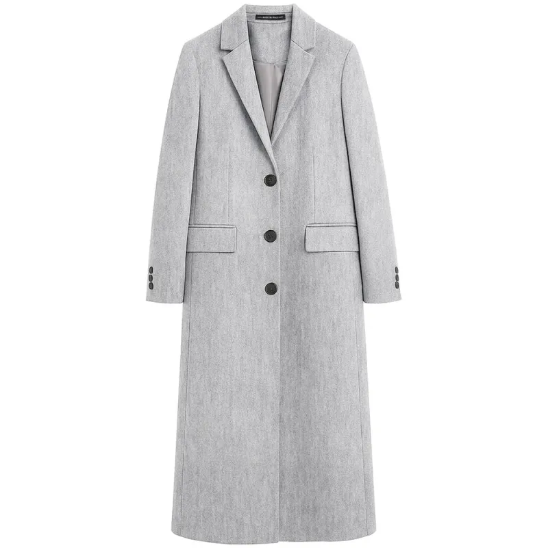 Gray Wool Women Coat sold by Lord & Taylor