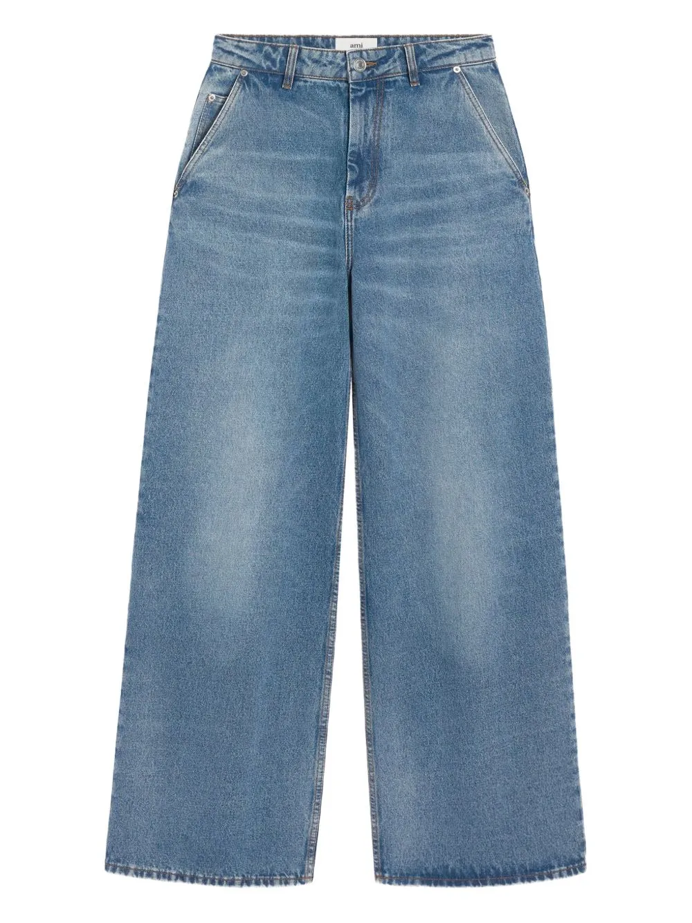 WIDE-LEG DENIM JEANS sold by Lord & Taylor