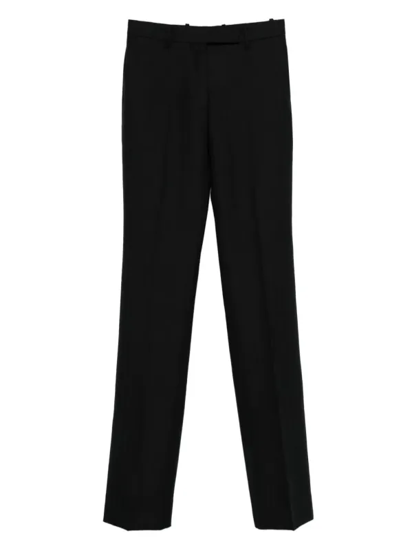 SHARP HERRINGBONE TAILORED STRAIGHT LEG TROUSERS made by Tom Ford
