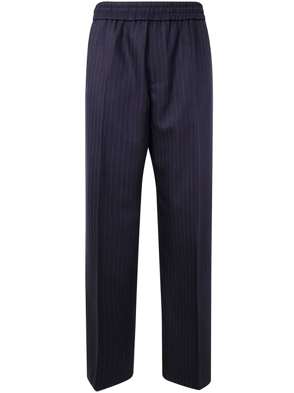 WIDE LEG PINSTRIPE JOGGER STYLE TROUSERS sold by Lord & Taylor