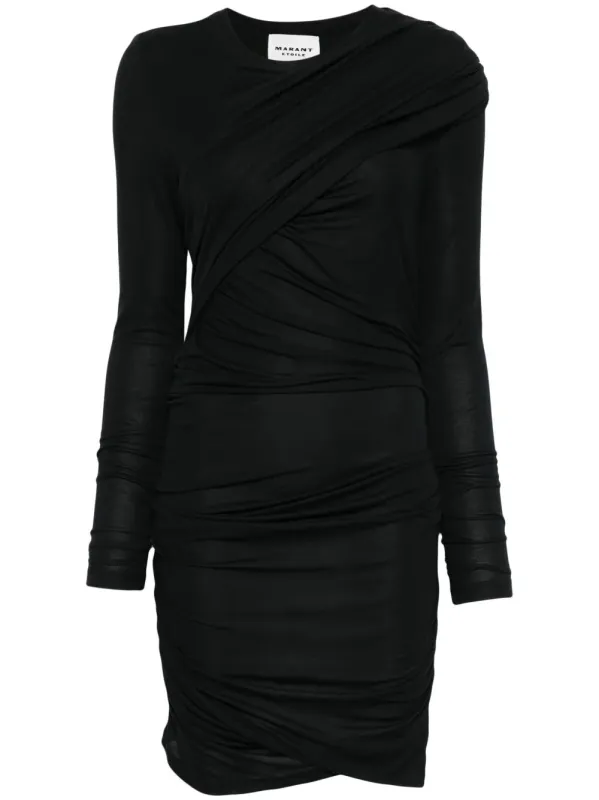 DENISE SHORT DRAPED JERSEY DRESS sold by Lord & Taylor