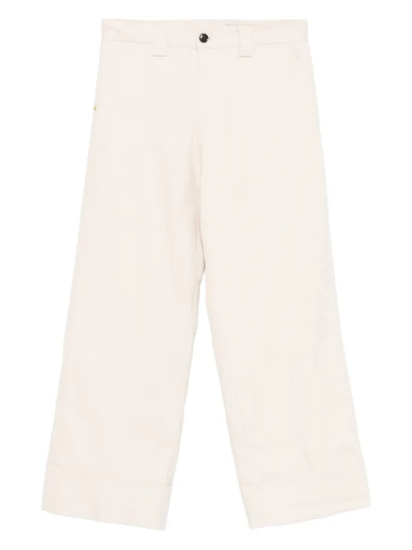 COTTON FLARED TROUSERS sold by Lord & Taylor